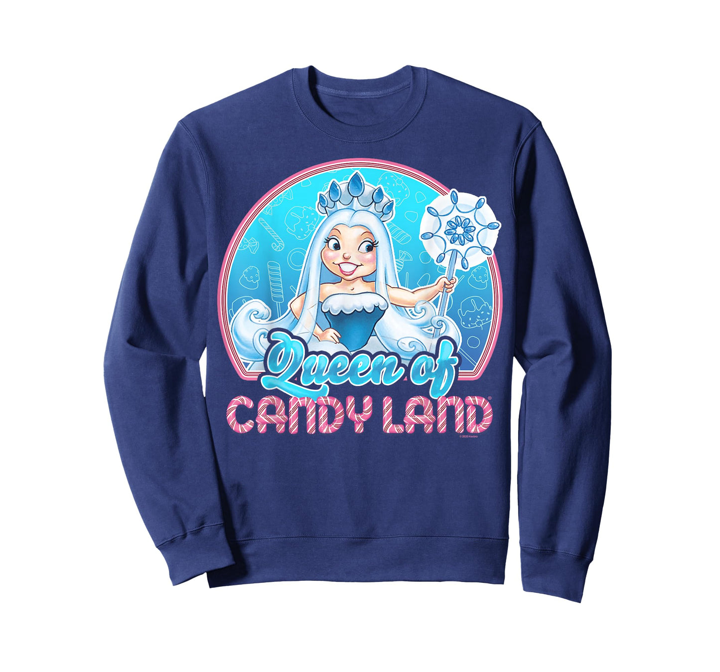 Candy Land Queen Of Candy Land Portrait T-Shirt