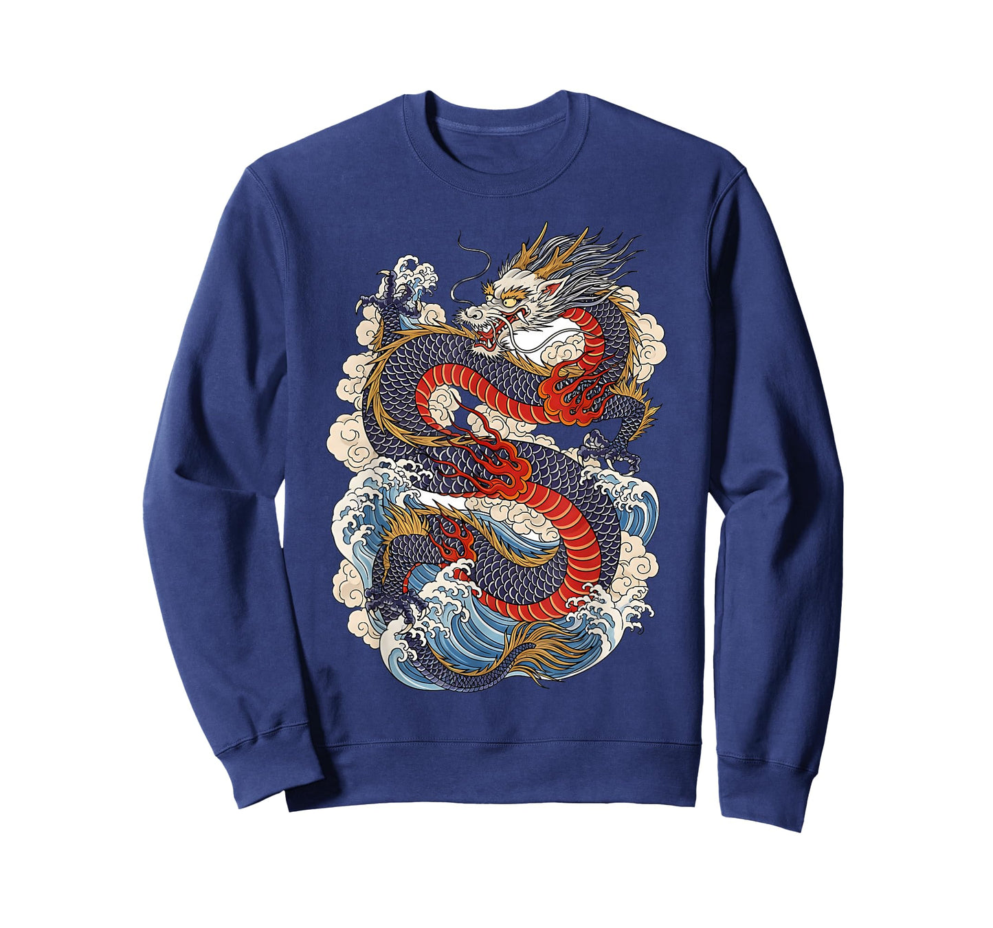 Traditional Chinese Dragon East Asia Dragon Ukiyoe Japanese T-Shirt