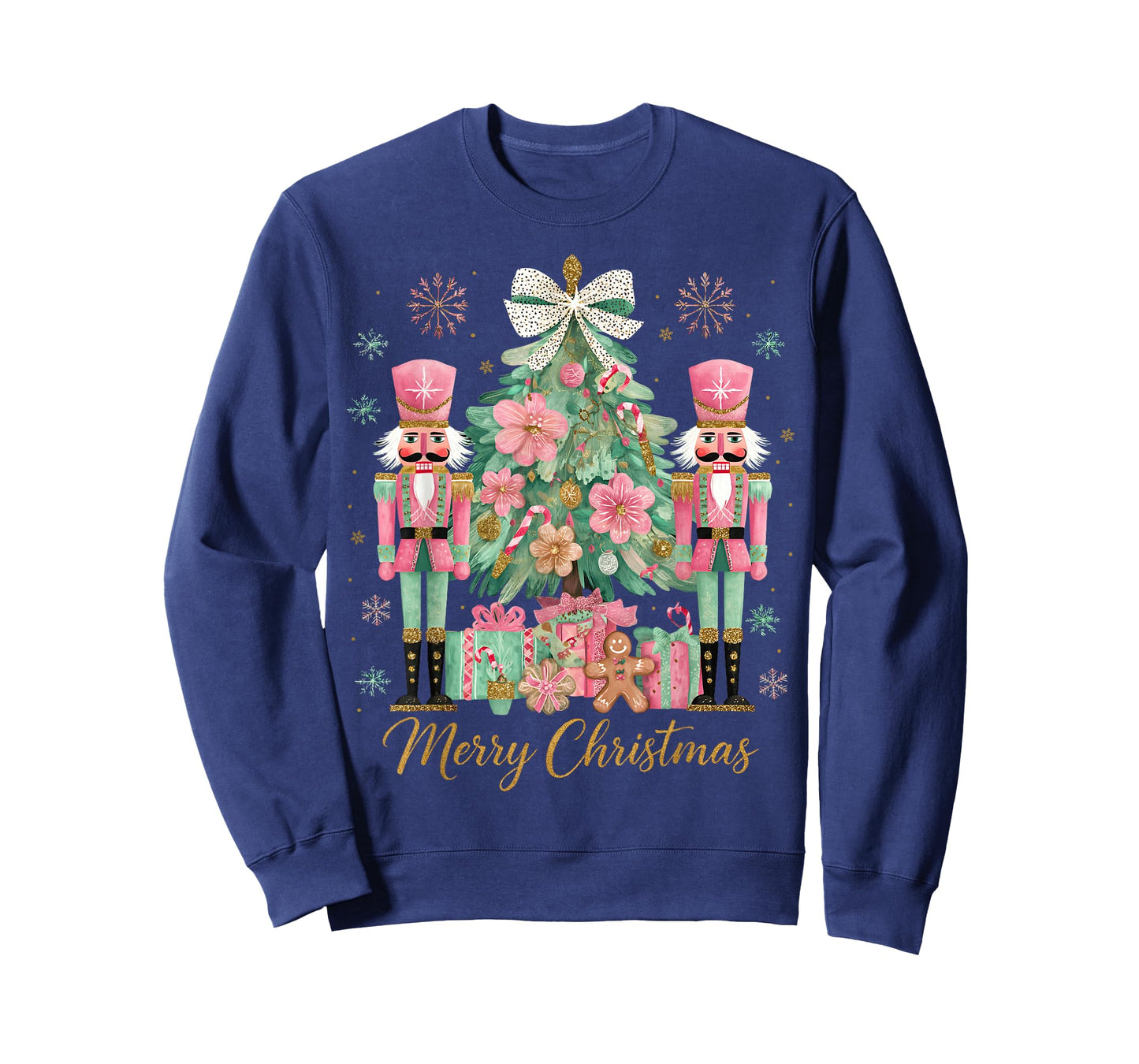 Nutcracker Merry Christmas Tree Ballet Dance Women Kids Girl T-Shirt