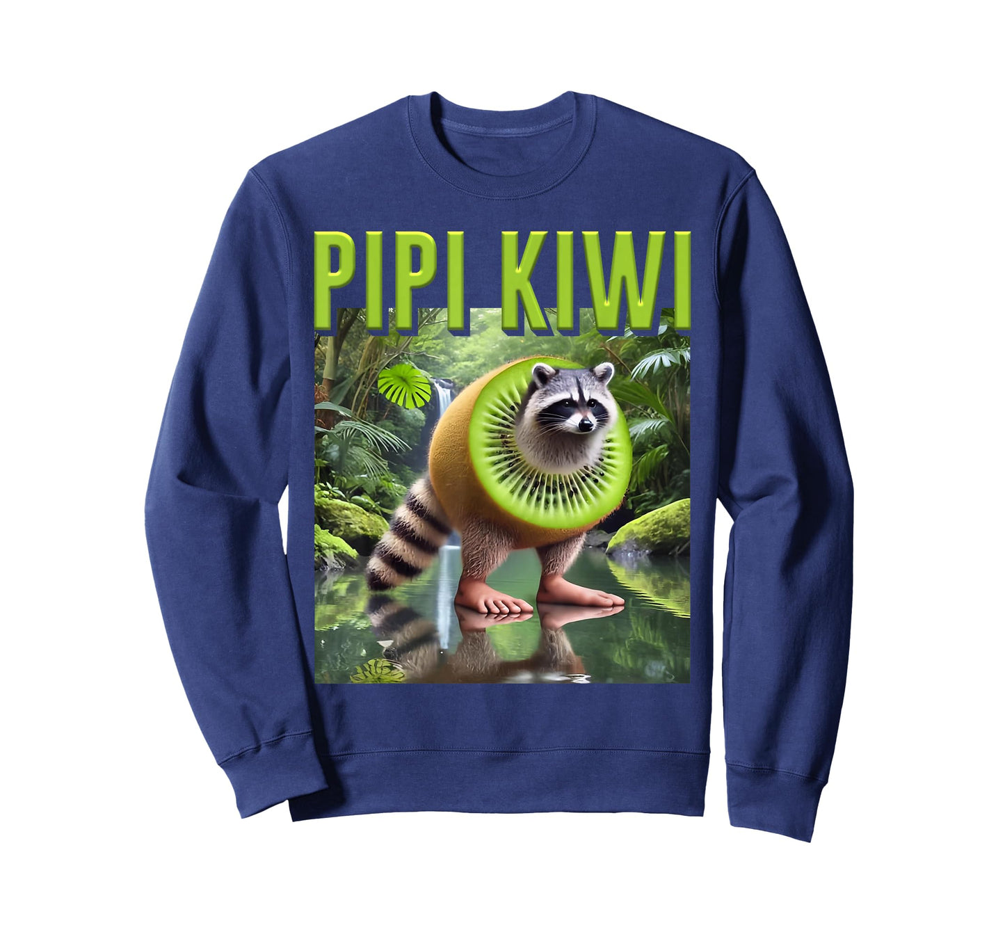 Pipi Kiwi Raccoon AI Monster Italian Brainrot Boy Meme Joke T-Shirt