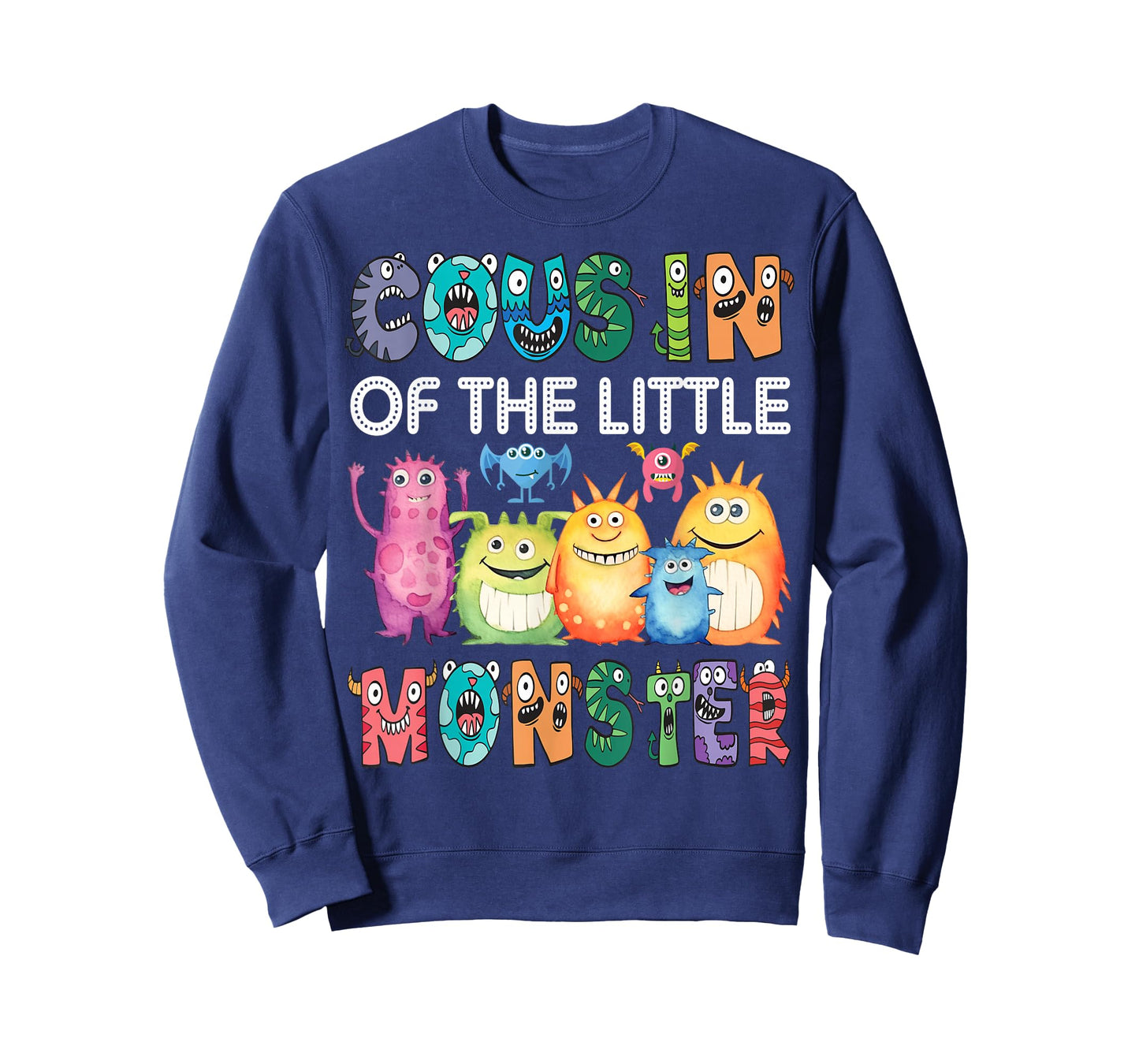Cousin Of The Little Monster Kids 1St Birthday Party T-Shirt