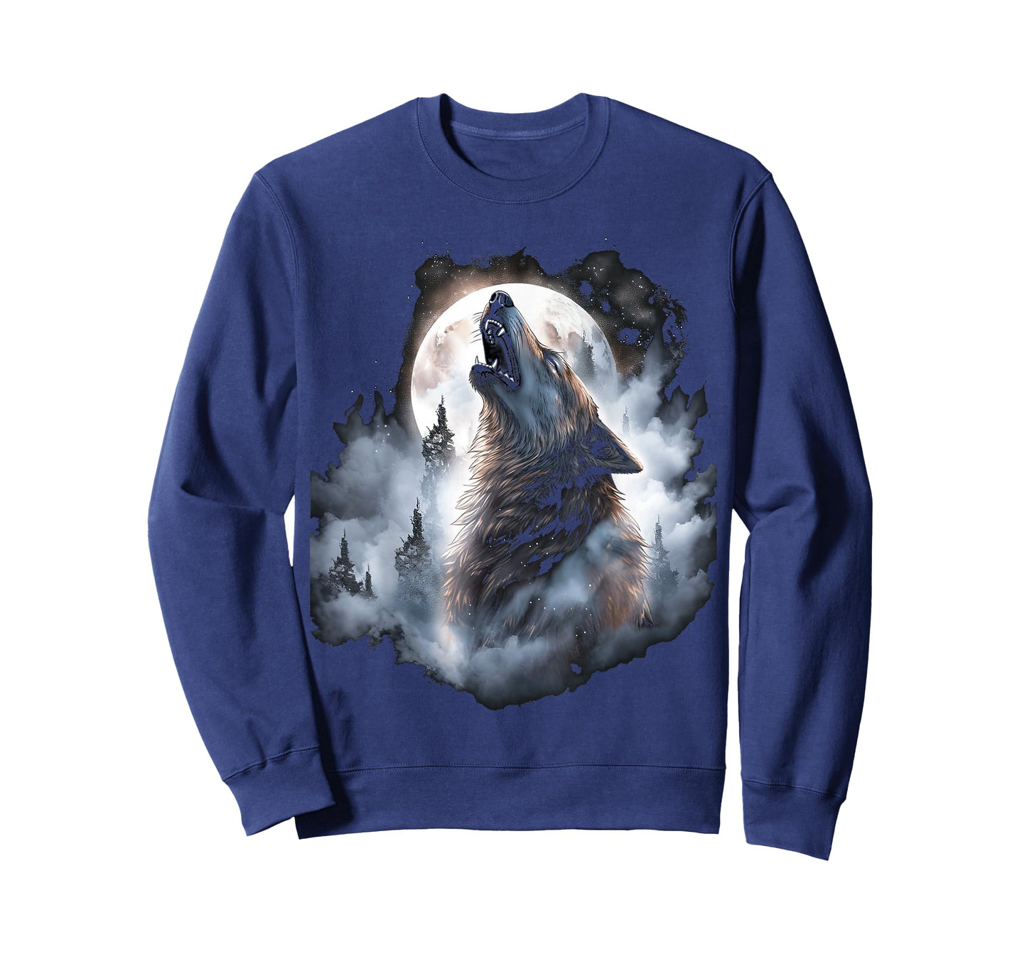 Wolves Howl to the Moon Wolf Wild Animals T-Shirt