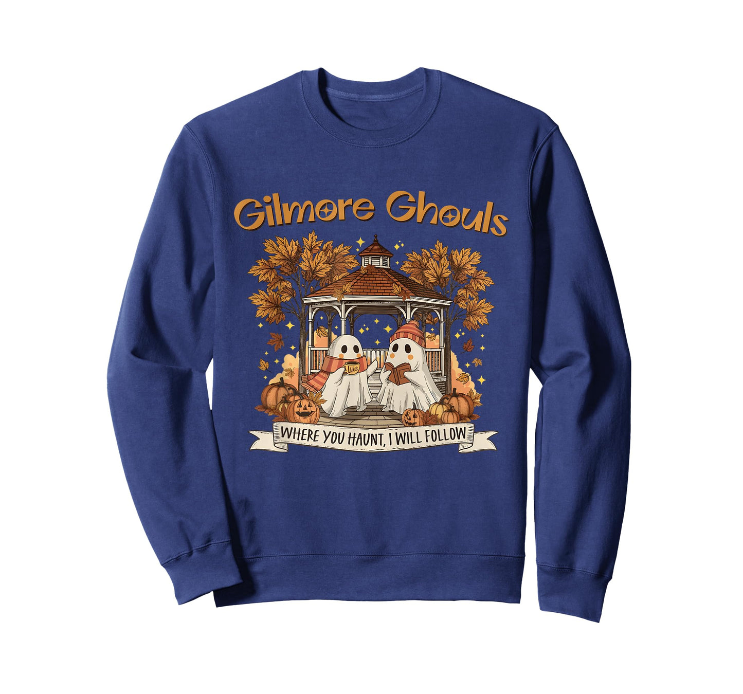 Gilmore Ghouls Where You Haunt I Will Follow Halloween Ghost T-Shirt