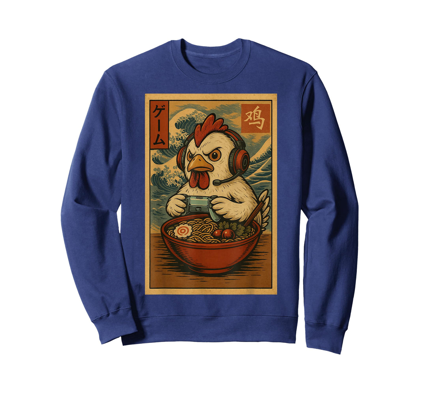 Kawaii Anime Gamer Chicken Ramen Retro Japanese Gaming Funny T-Shirt