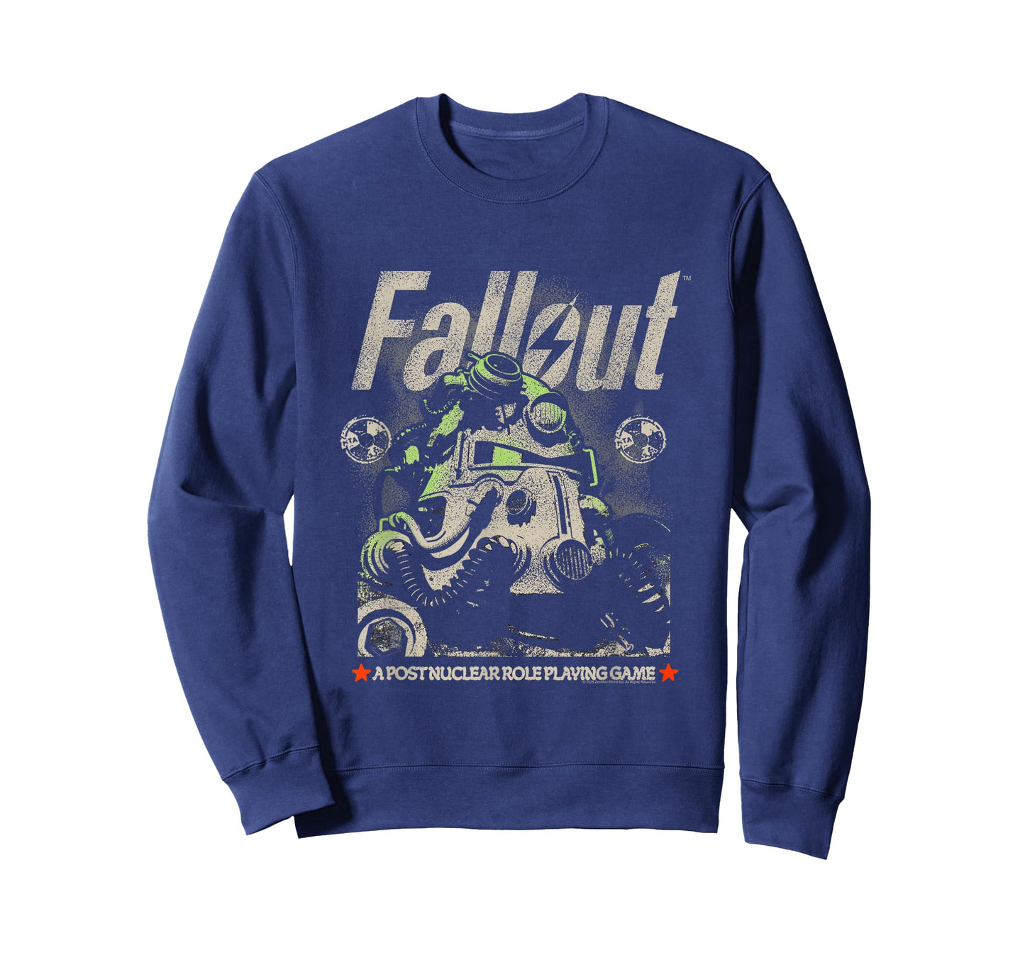 Fallout Video Game Distressed Character Portrait T-Shirt