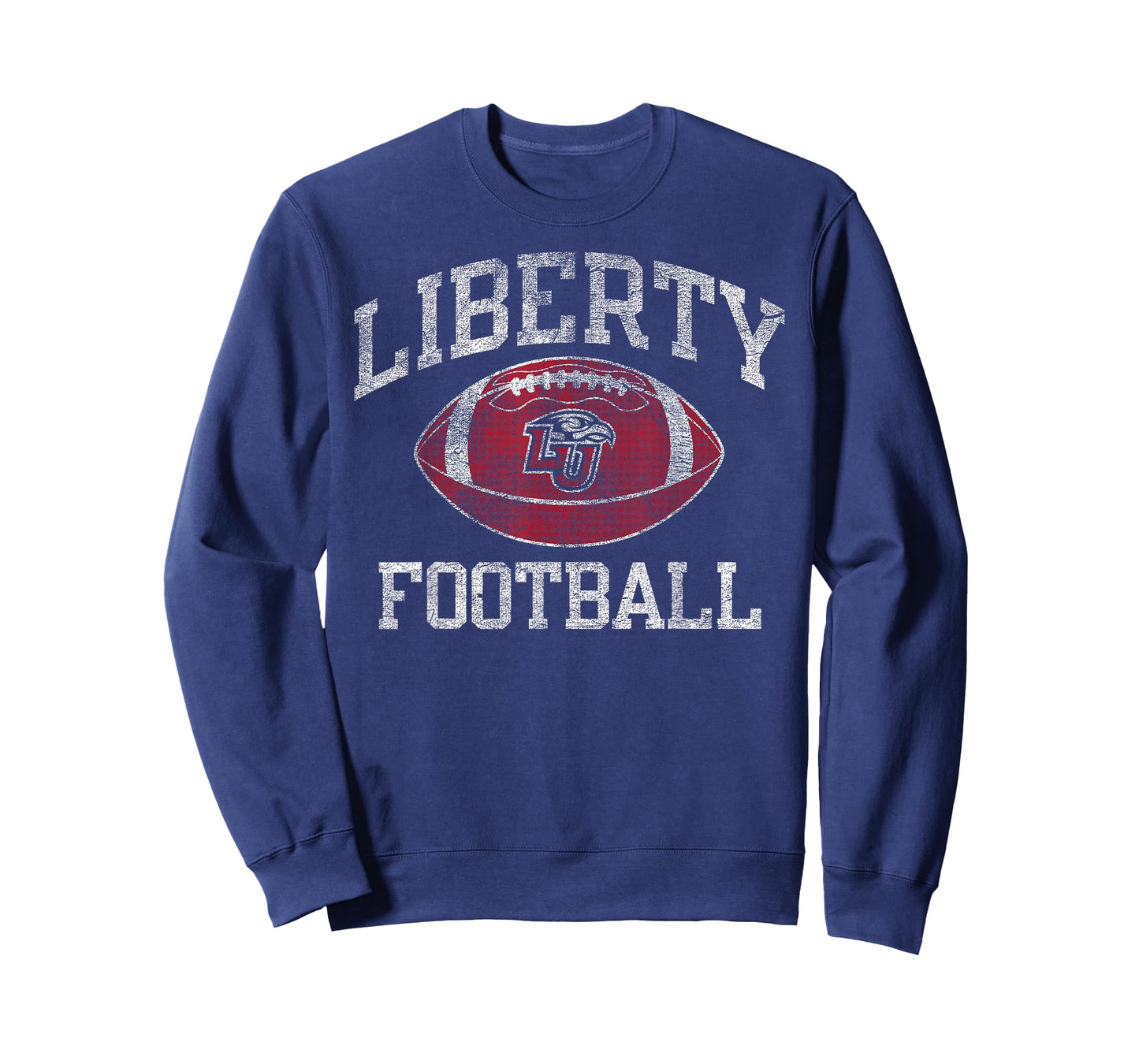 Liberty Flames Football Intensity Navy Officially Licensed T-Shirt
