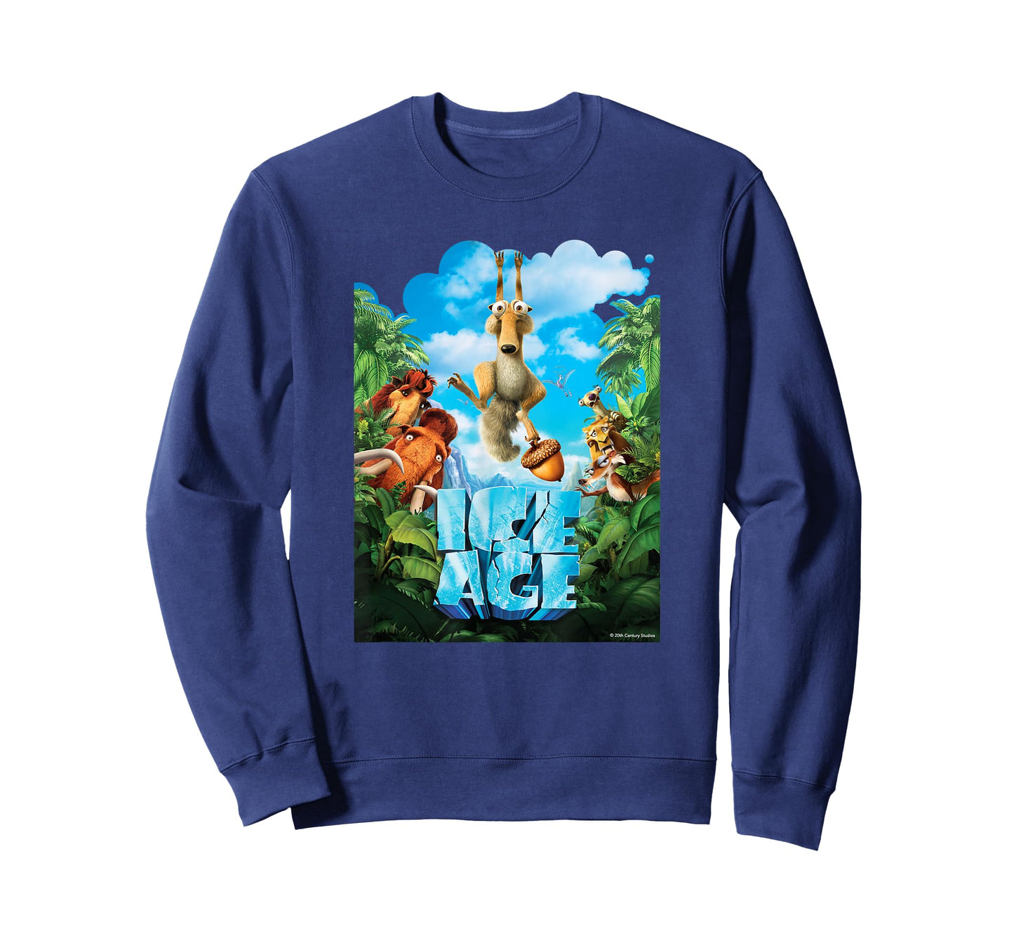 Ice Age Dawn of The Dinosaurs Movie Poster T-Shirt