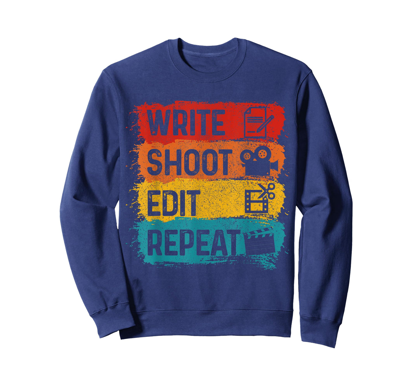 Movie Director Producer Film Maker Write Shoot Edit Repeat T-Shirt