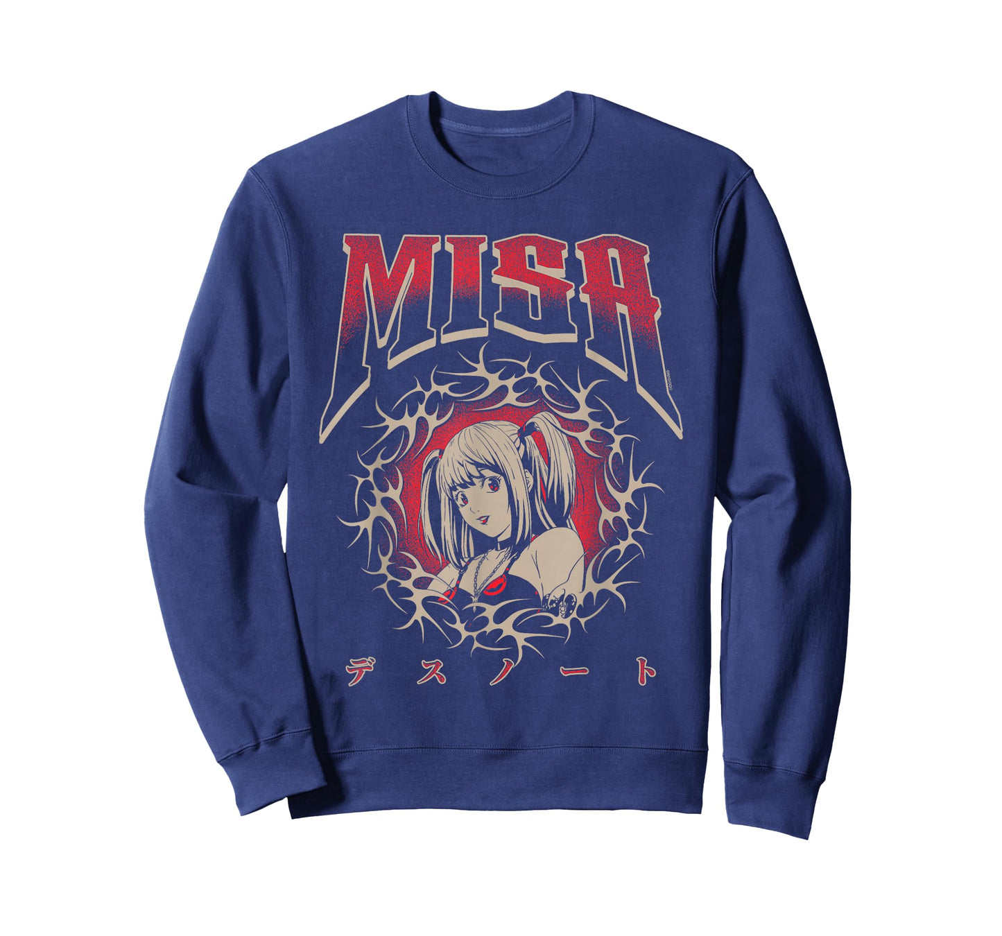 Death Note Misa NuMetal Y2K Cybersigil Portrait Anime T-Shirt