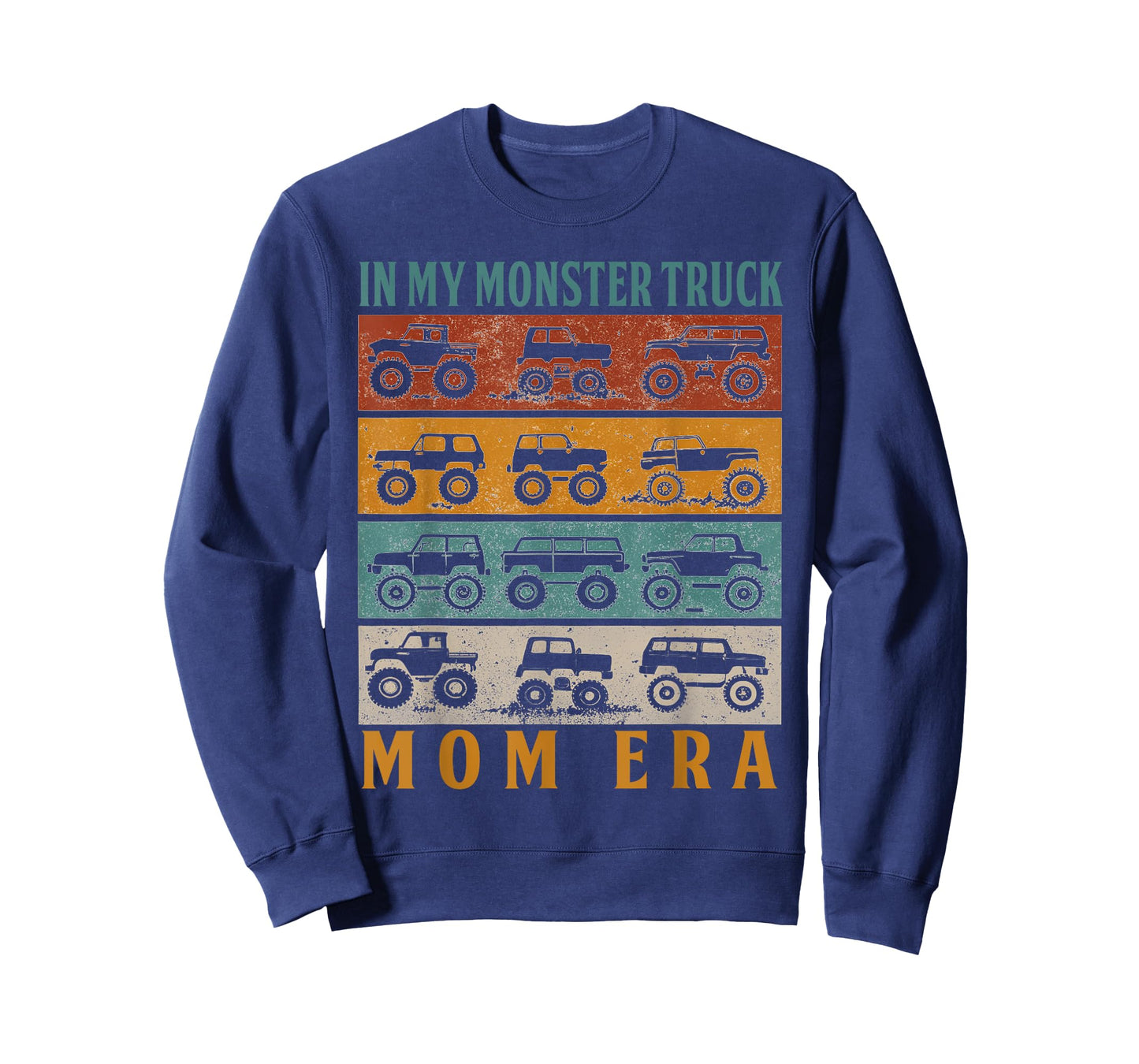In My Monster Trucks Mom Era Matching Family Truck Lovers T-Shirt