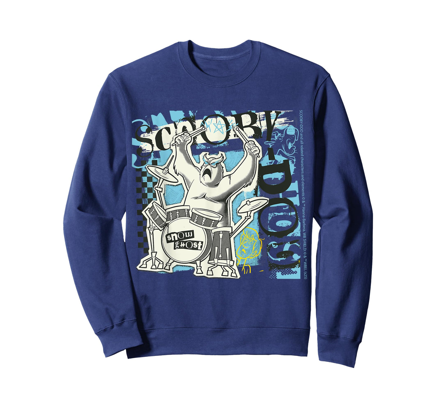 Scooby Doo Merch Snow Ghost Drummer T-Shirt