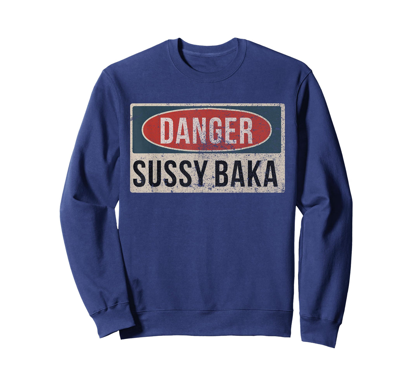 Sussy Baka Danger Sign Funny Gaming Meme T-Shirt
