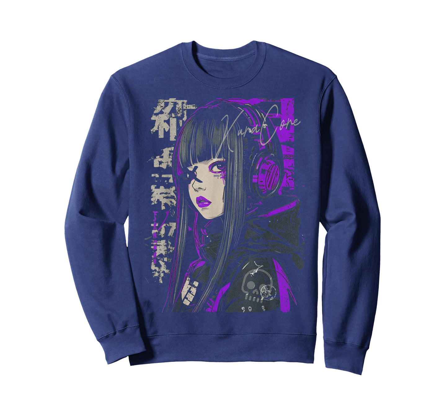 Japanese Streetwear Cyberpunk Y2K Techwear Retro Manga Anime T-Shirt