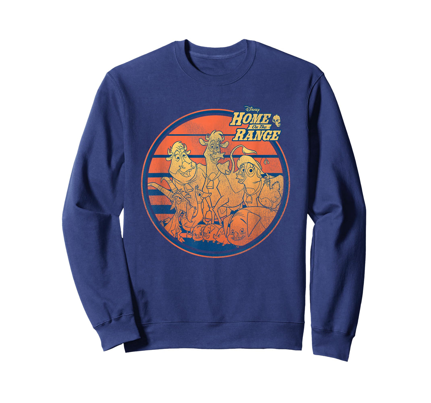 Disney Home on the Range Characters Retro Stripes T-Shirt