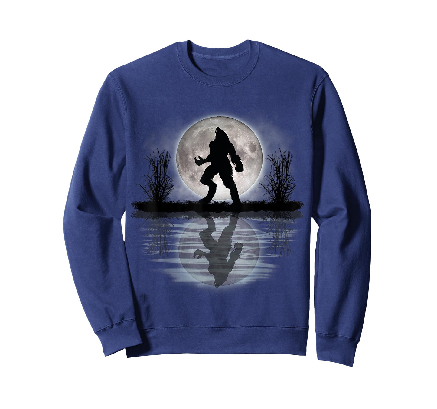 Werewolf Under A Full Moon Howling Tee Scary T-Shirt