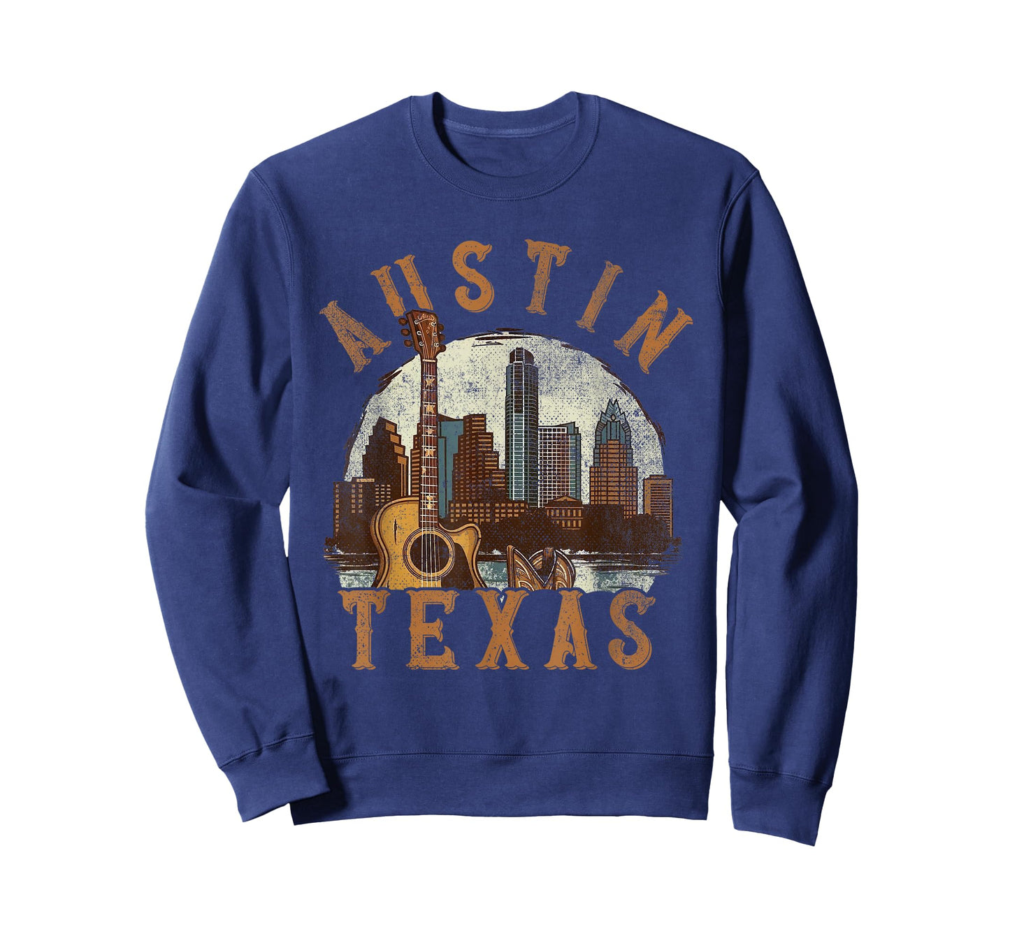 Austin Texas TX | Guitar Skyline T-Shirt