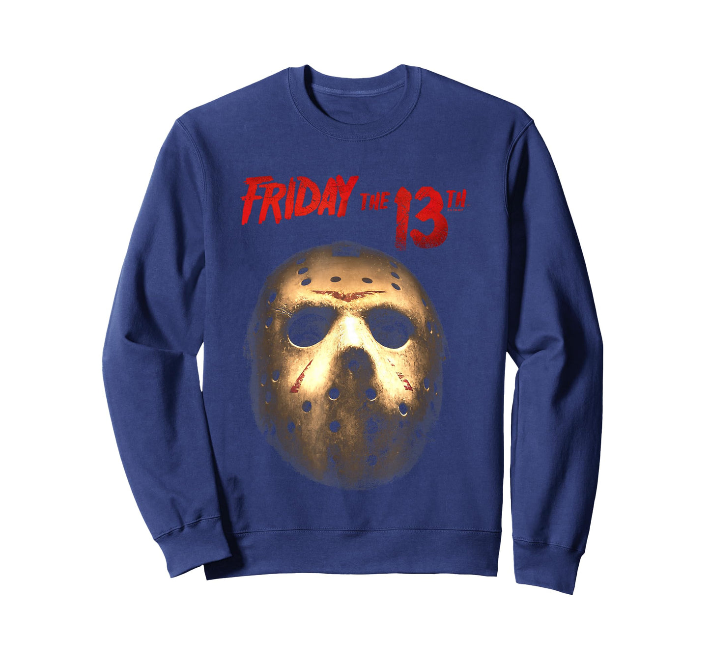Friday The 13th Jason Voorhees Hockey Mask Distressed T-Shirt
