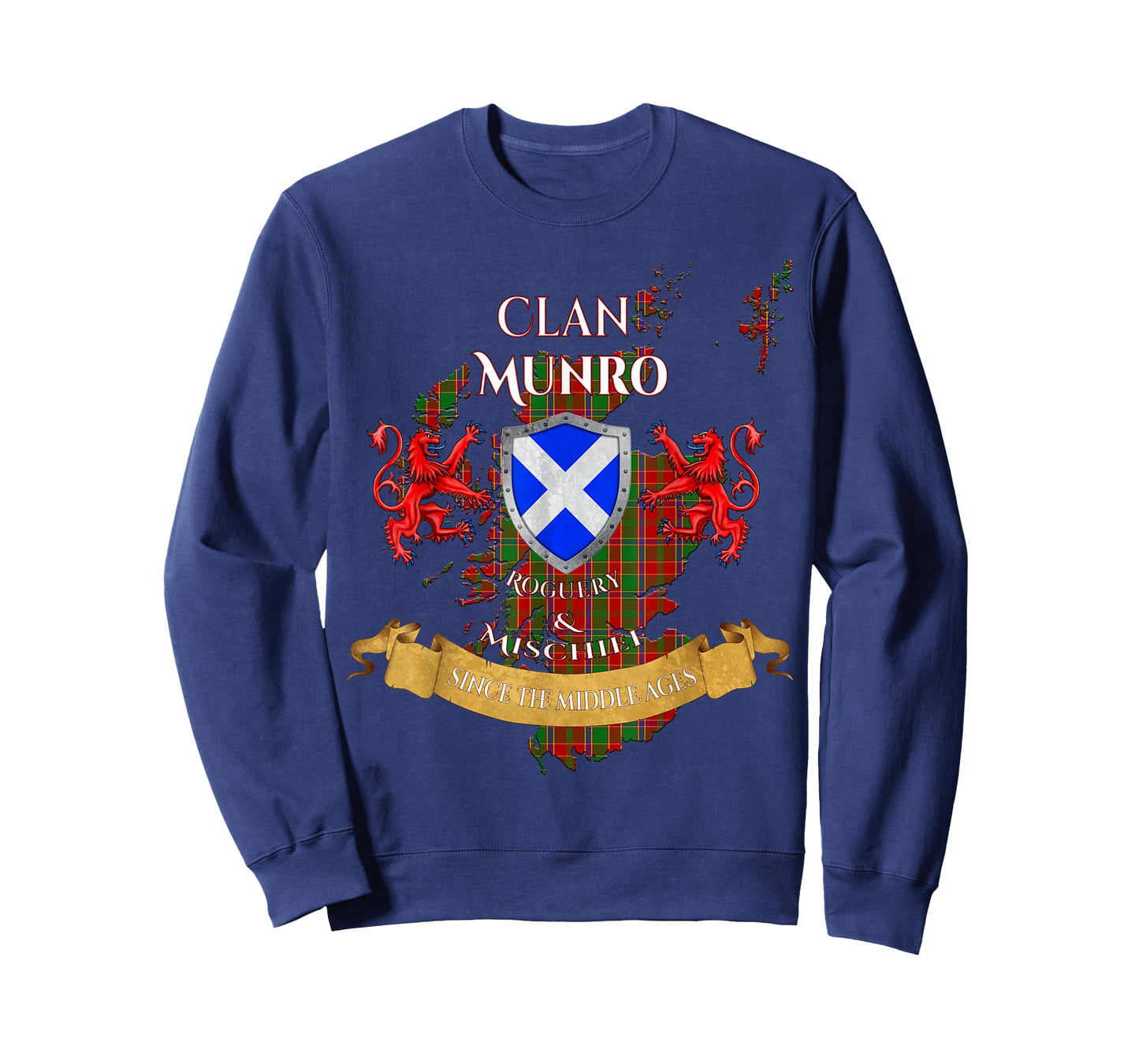 Munro Scottish Family Clan Middle Ages Mischief T-Shirt