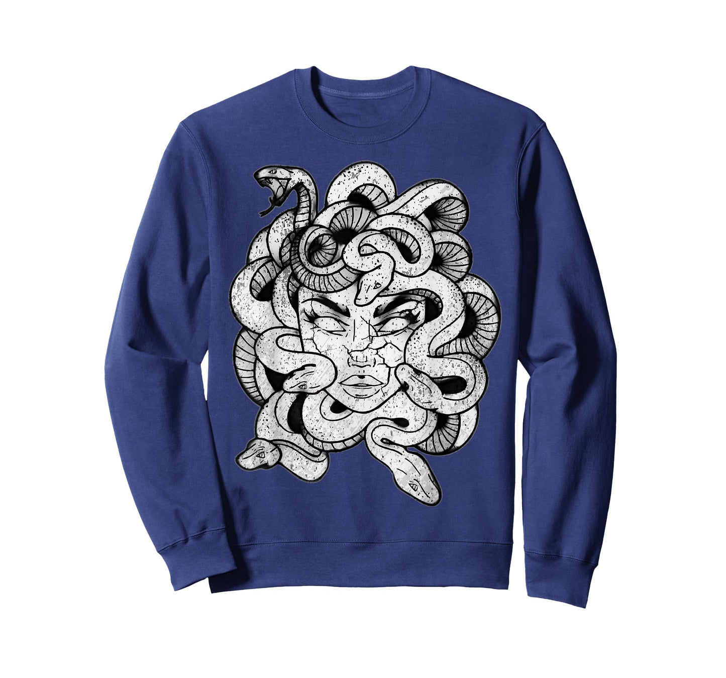 Medusa Black & White Stone Statue - Greek Mythology Medusa T-Shirt