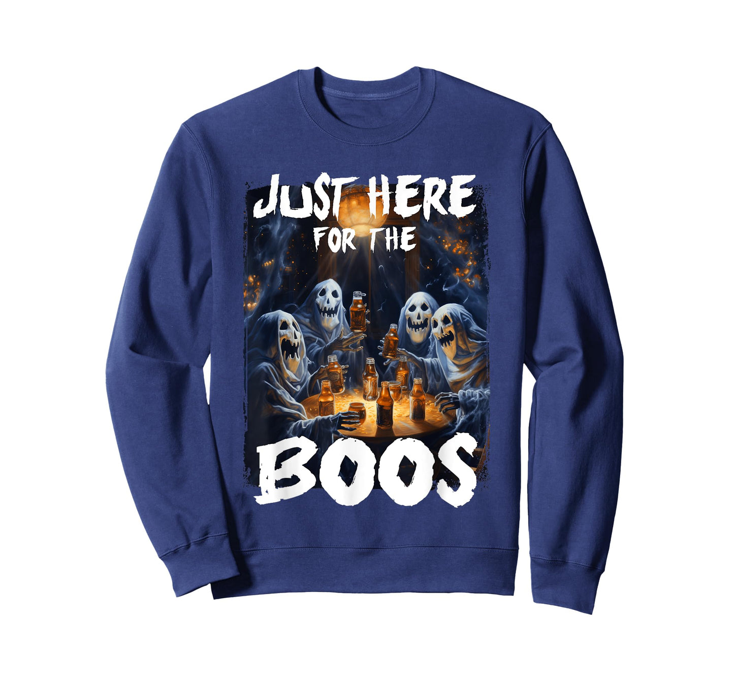 I'm Just Here For The Boos Ghost Funny Men Women Halloween T-Shirt