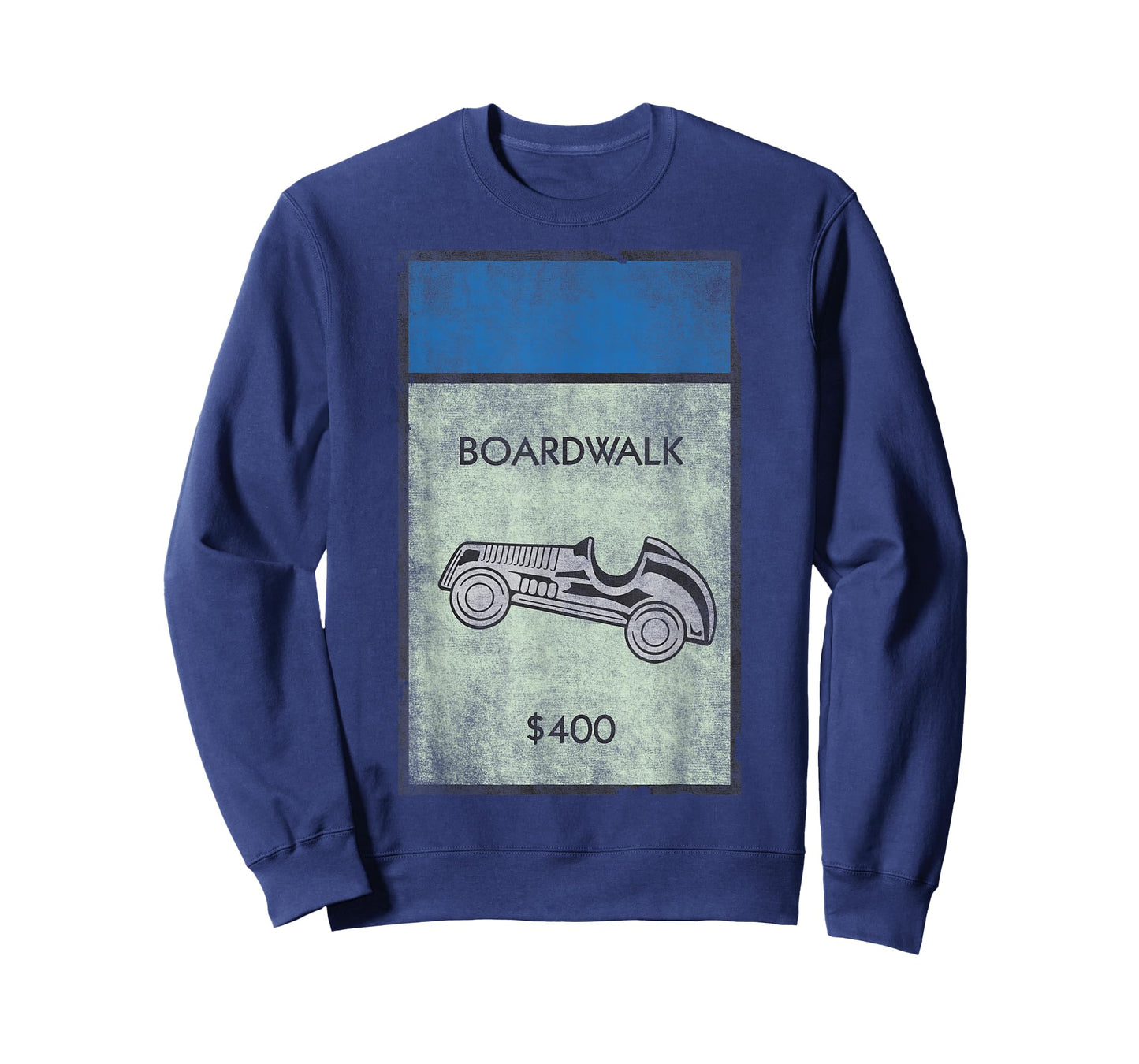 Monopoly Car Token In Boardwalk Space Vintage Shot T-Shirt