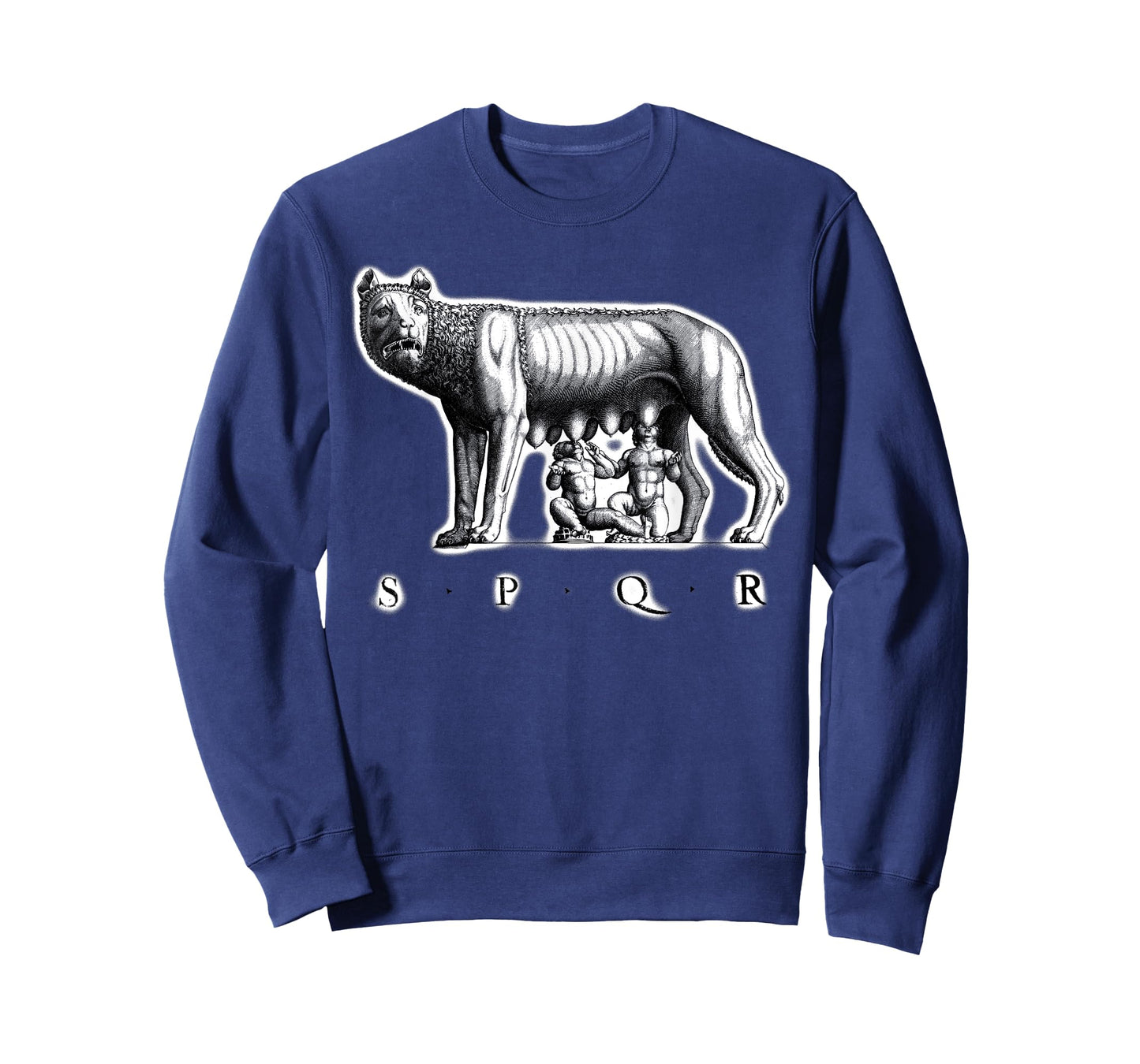 SPQR Roman Rome wolf Romulus Remus T-Shirt