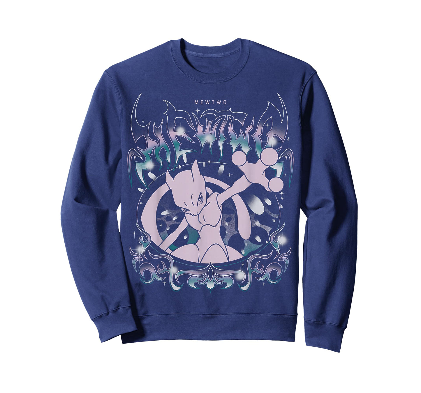 Pokémon - Mewtwo Grunge Oversized T-Shirt