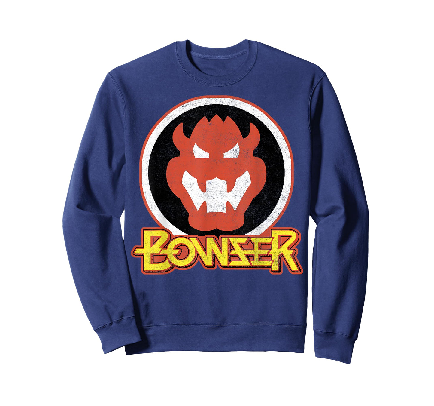 Super Mario Bowser Retro Portrait Graphic T-Shirt T-Shirt