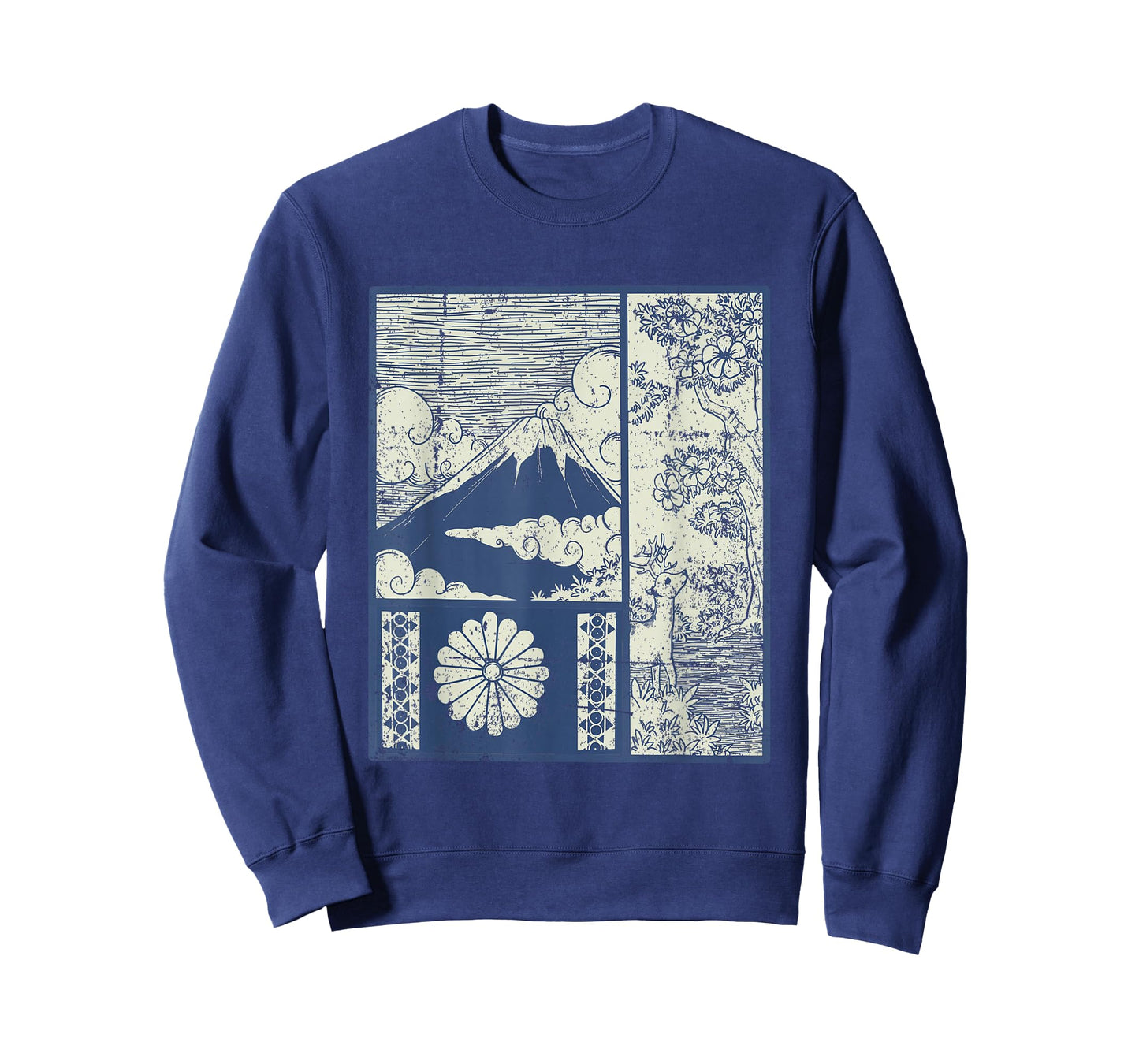 Japan Otaku Japanese Vintage Cherry Sakua Blossom Mt. Fuji T-Shirt