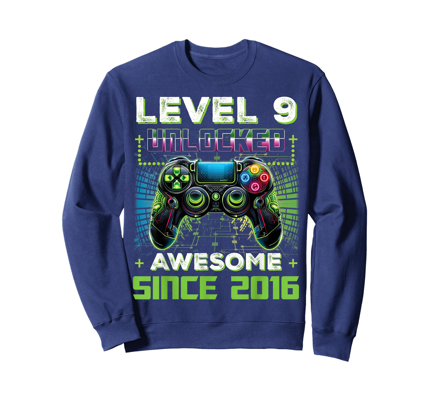 Level 9 Unlocked Video Game 9th Birthday Gamer Boys Son T-Shirt