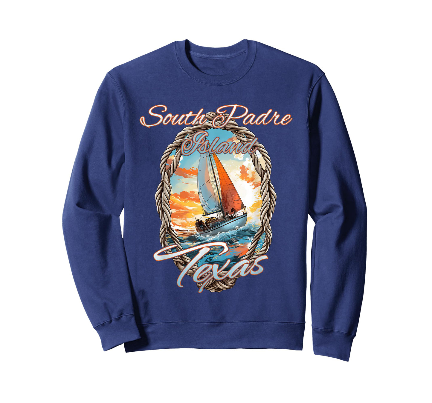 Sailing South Padre Island Texas Sea and Sunshine T-Shirt