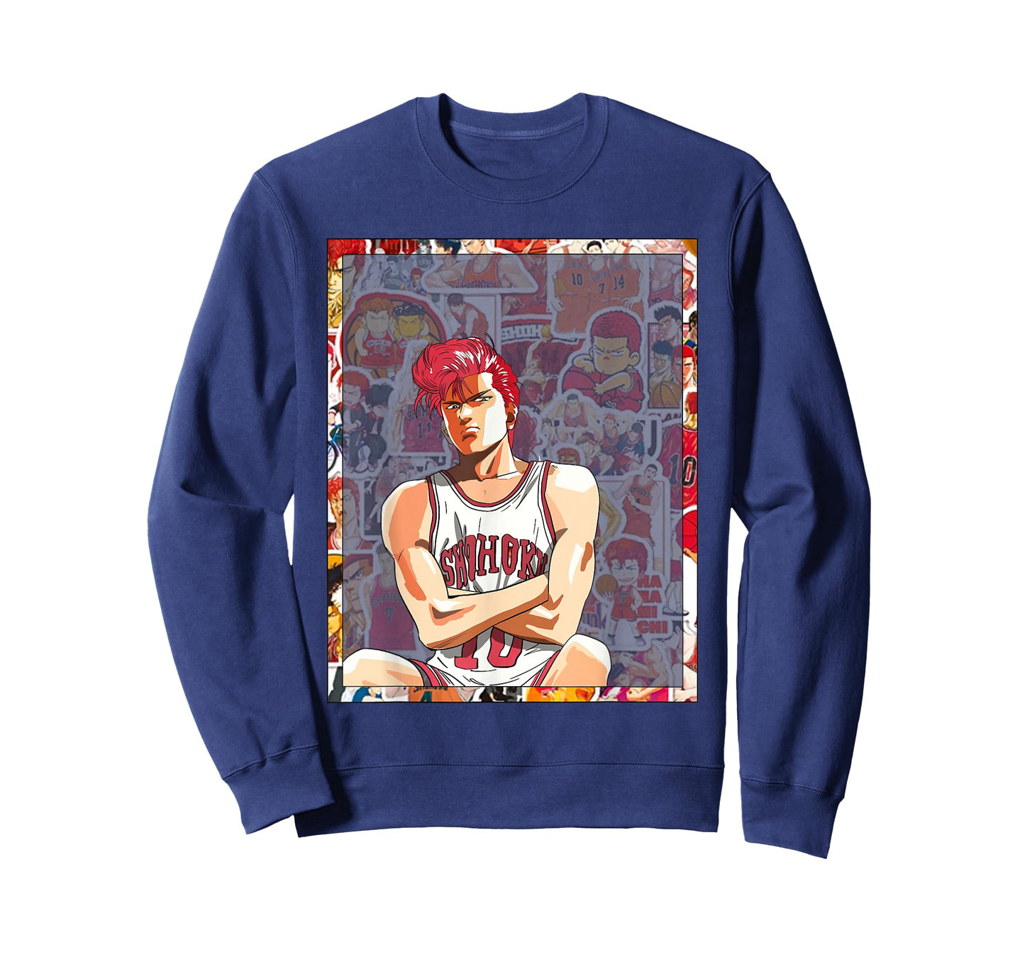Bokchu Hanamichi Sakuragi Unisex-Adults Anime T-Shirt Black Small Classic Fit Short Sleeve