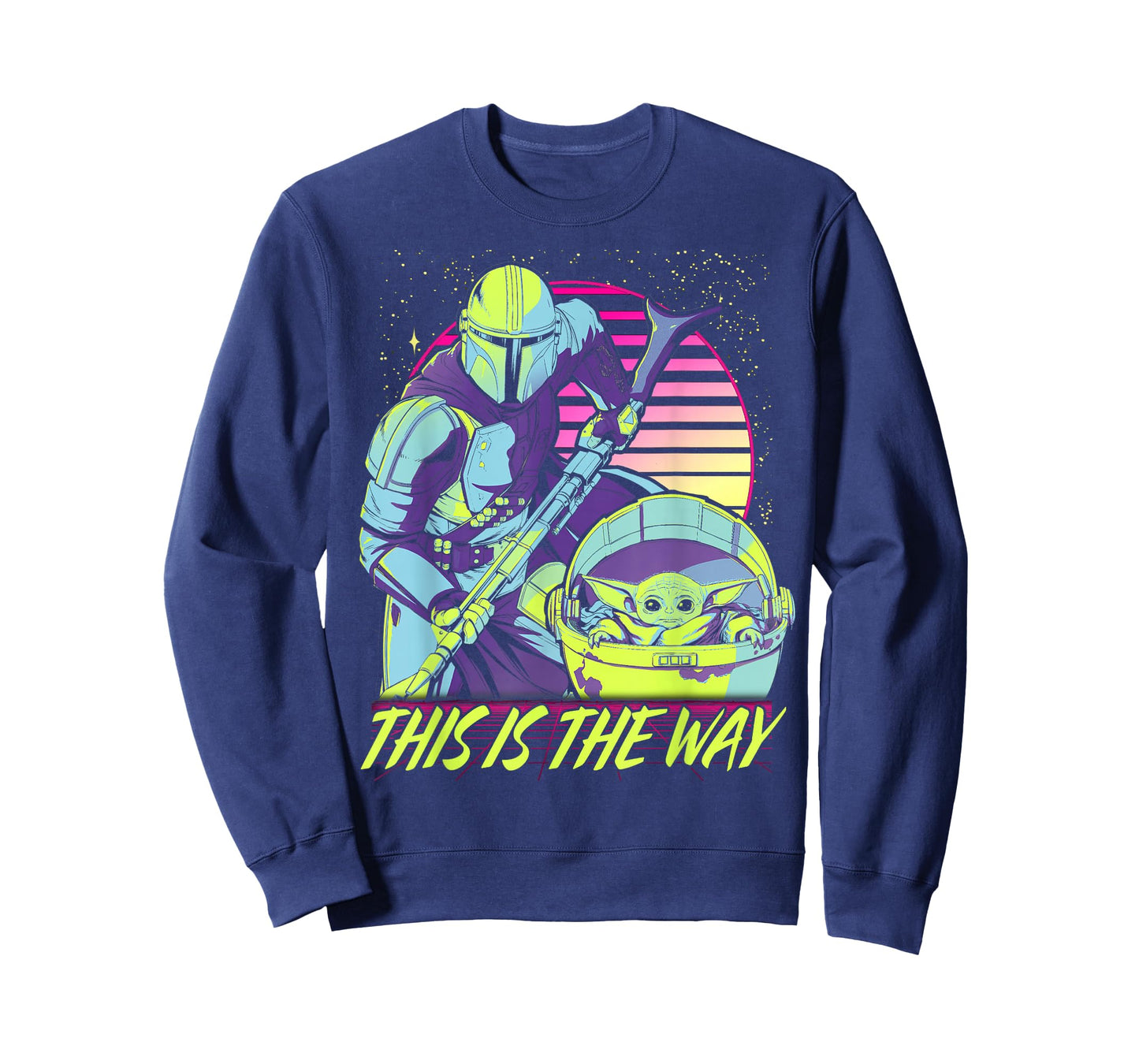 Star Wars The Mandalorian The Child This Is The Way Neon T-Shirt