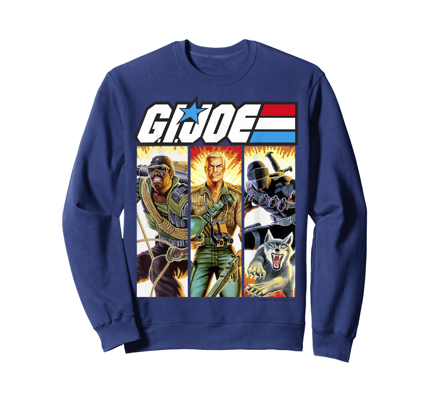 G.I. Joe Geared Up Action Shot Comic Panels T-Shirt