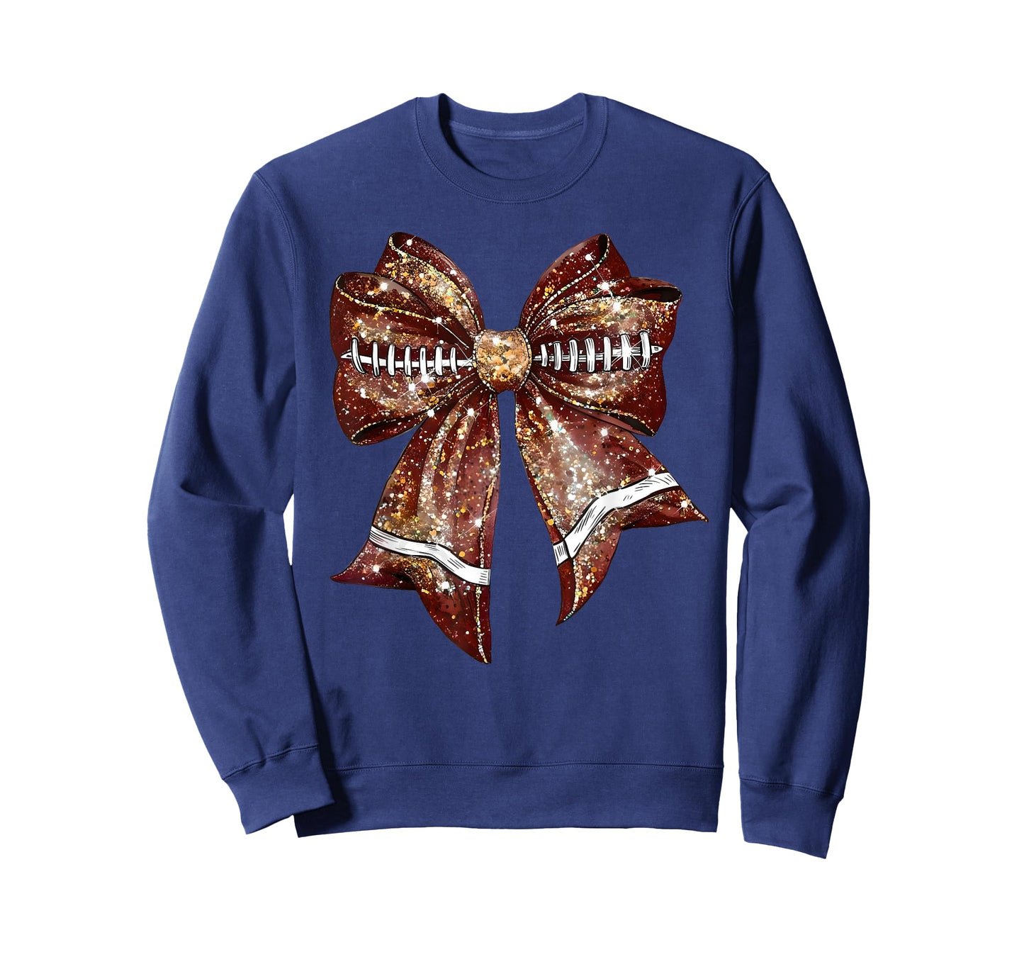 Coquette Bow Cheer American Football Game Day Thanksgiving T-Shirt