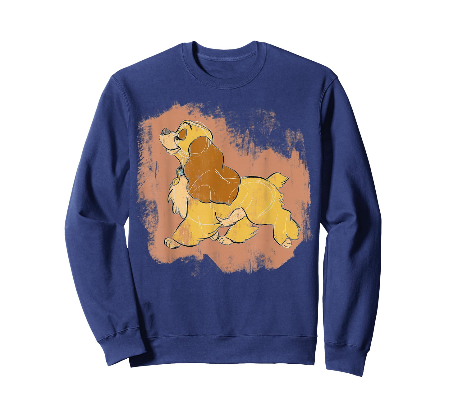 Disney Lady and The Tramp Lady Strut Sketch T-Shirt