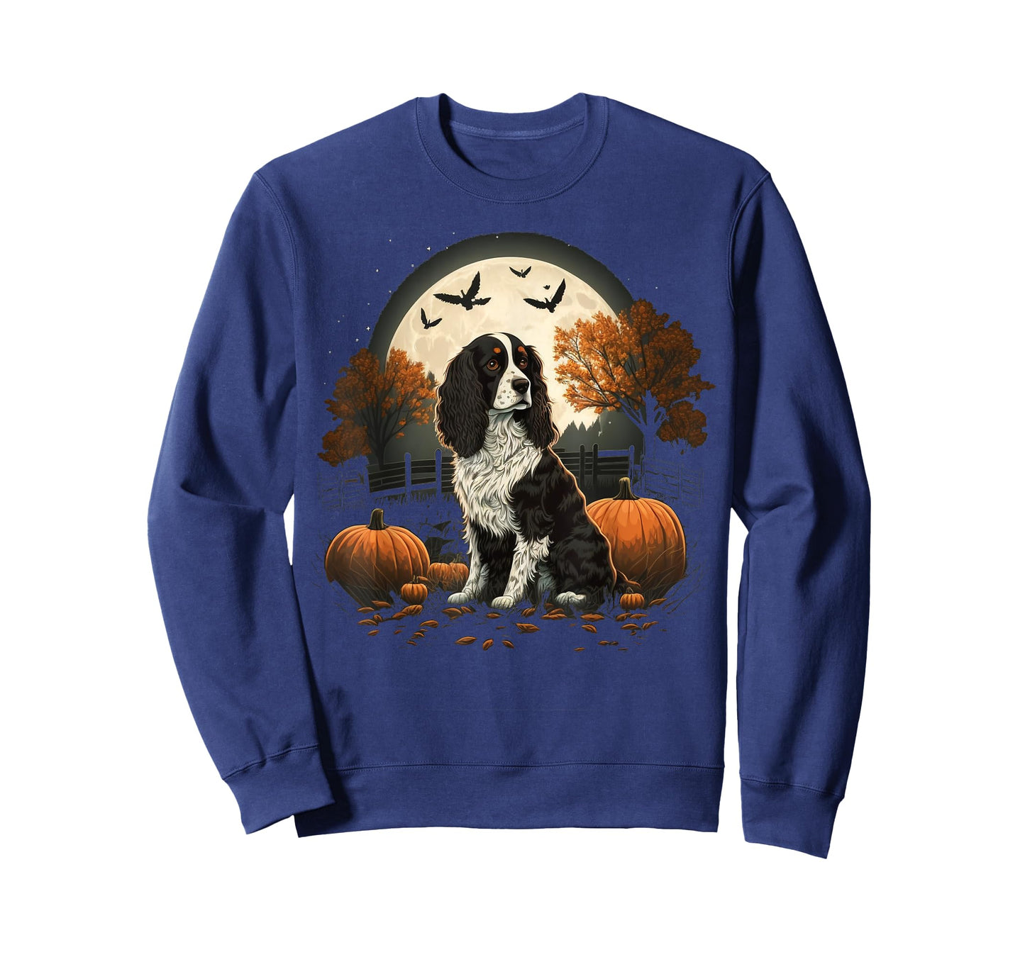 Pumpkin Spaniel costume English Springer Spaniel Halloween T-Shirt