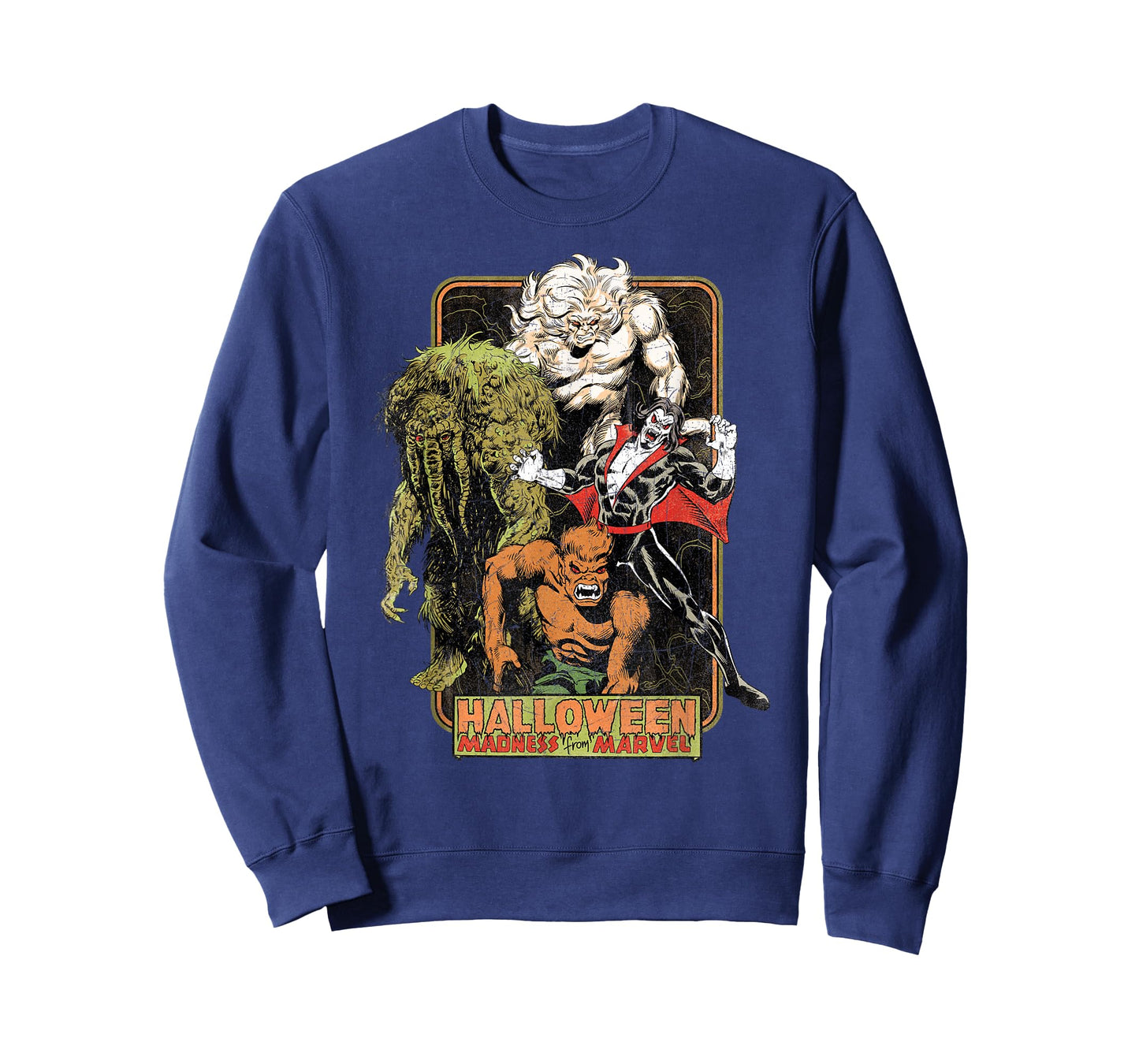 Marvel Strange Tales Monsters Halloween Madness Distressed T-Shirt