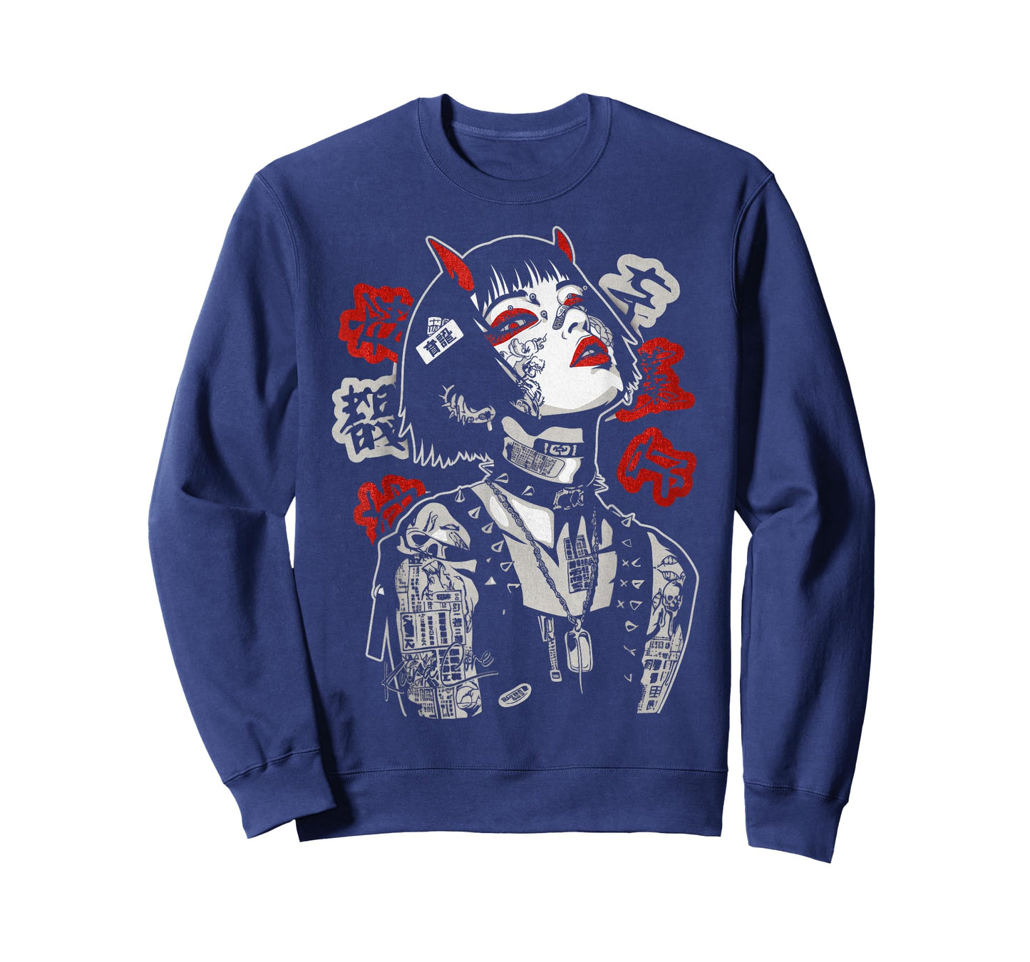Japanese Streetwear Cyberpunk Y2K Techwear Retro Manga Anime T-Shirt