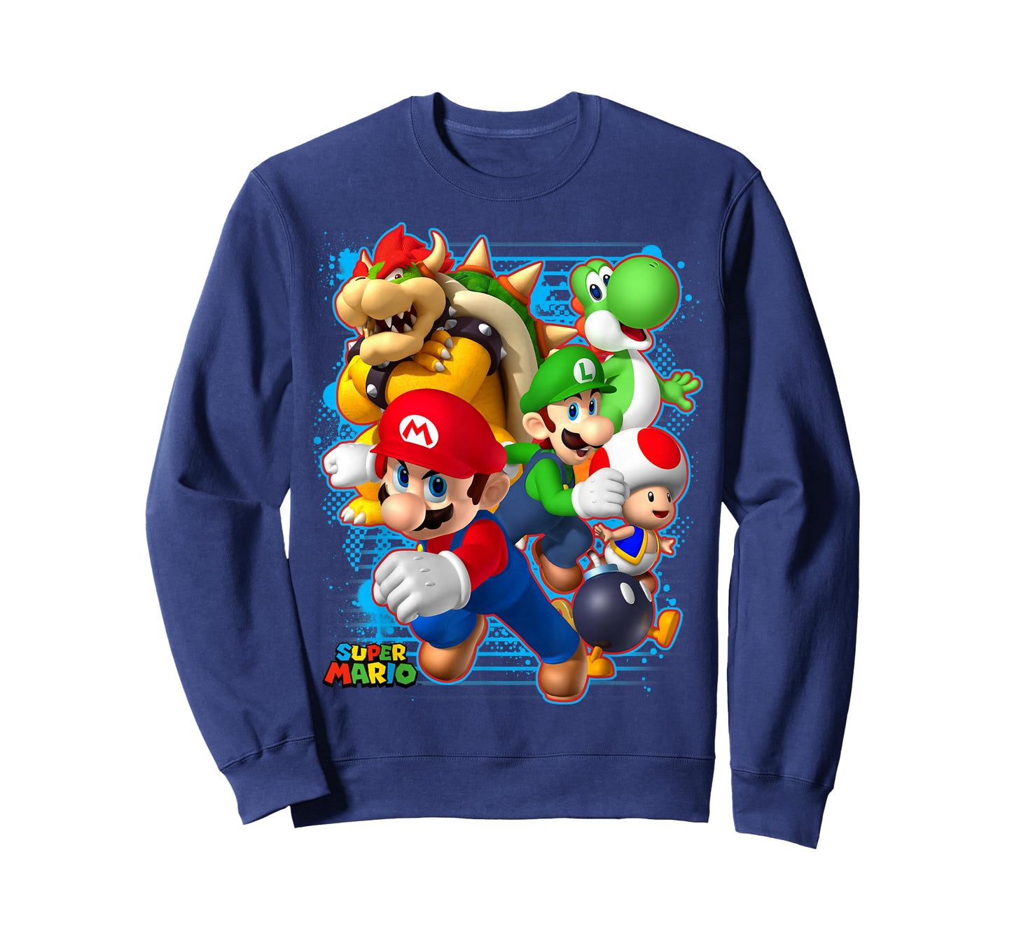 Nintendo Super Mario Luigi Bowser Spray Paint T-Shirt