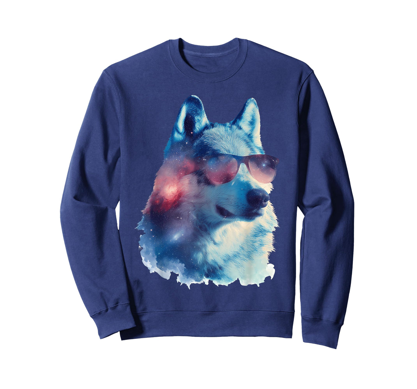 Wolf Sunglasses Animal Graphic Wildlife Colorful Wolf Lover T-Shirt