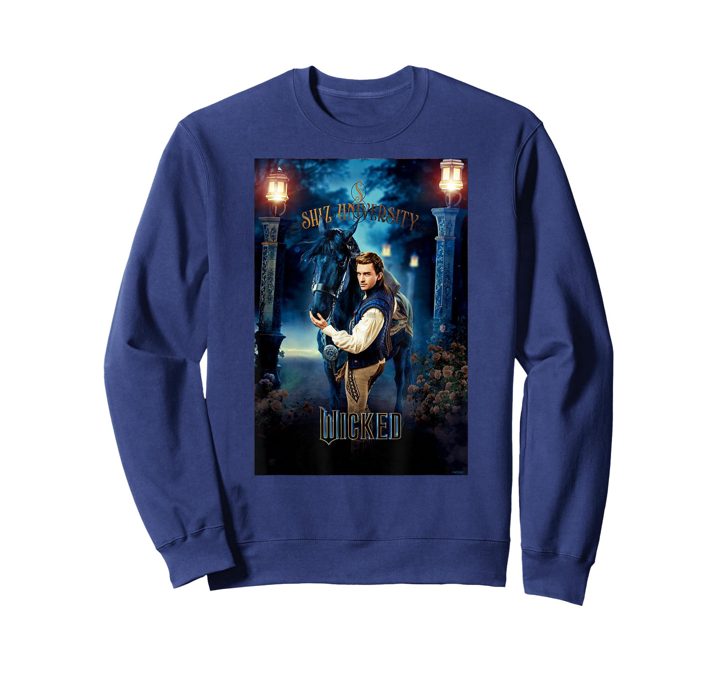 Wicked Fiyero Gates of Shiz Poster T-Shirt