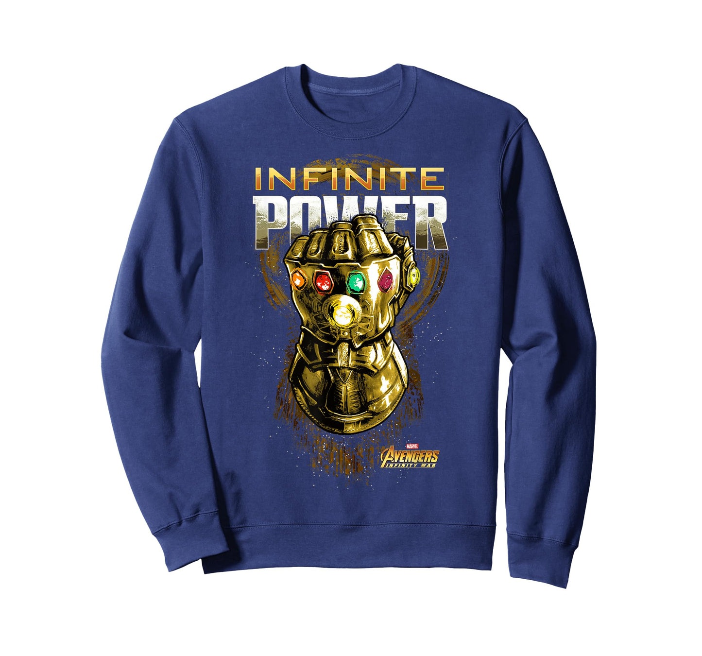 Marvel Avengers Infinity War Gold Gauntlet Graphic T-Shirt T-Shirt