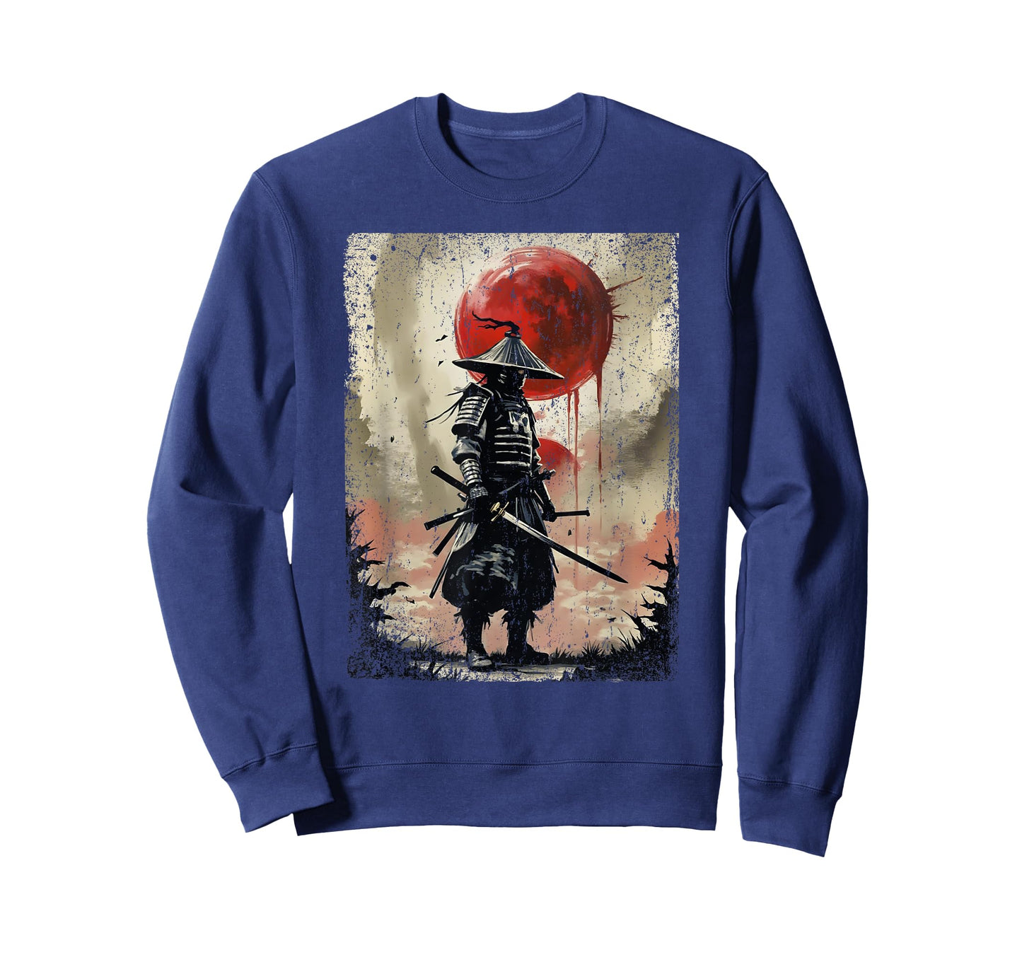Japanese Art Samurai Vintage Fighter Retro T-Shirt