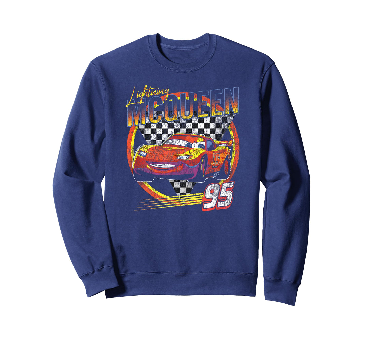 Disney Pixar Cars Lightning McQueen Vintage Race T-Shirt Small