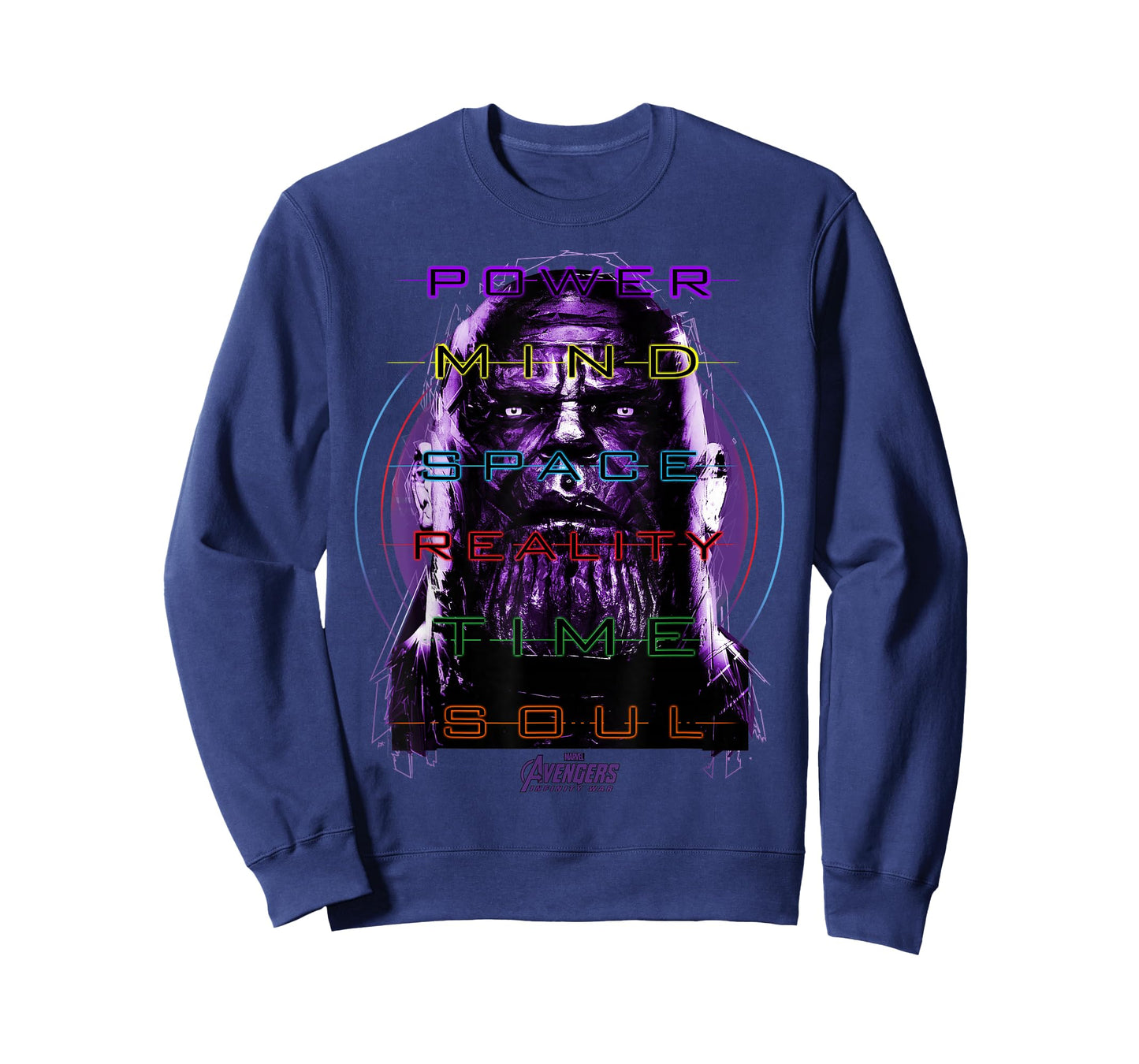 Marvel Infinity War Thanos 6 Infinity Stone Manifest T-Shirt T-Shirt