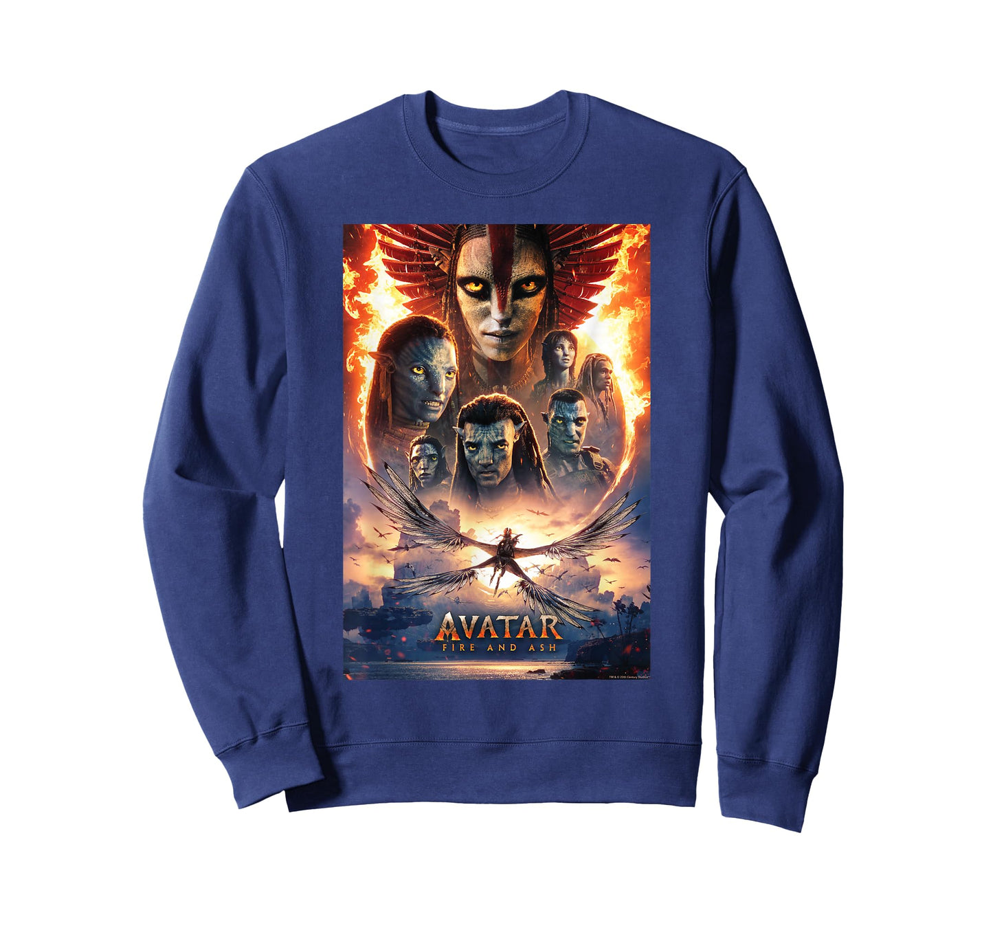 Avatar: Fire and Ash Official Movie Theatrical Poster T-Shirt
