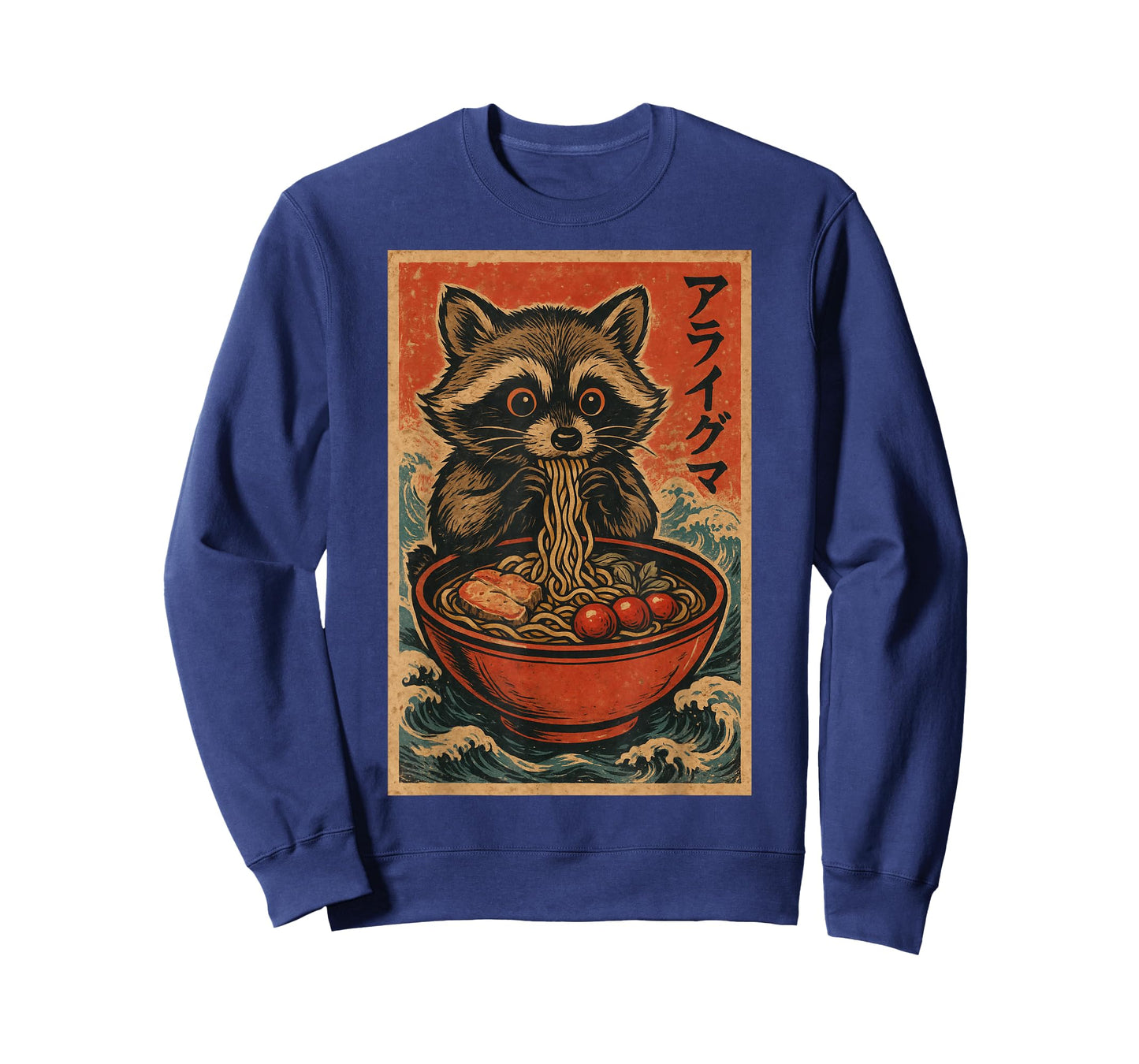 Raccoon Ramen Japanese Funny Graphic Tees Kawaii Raccoons T-Shirt