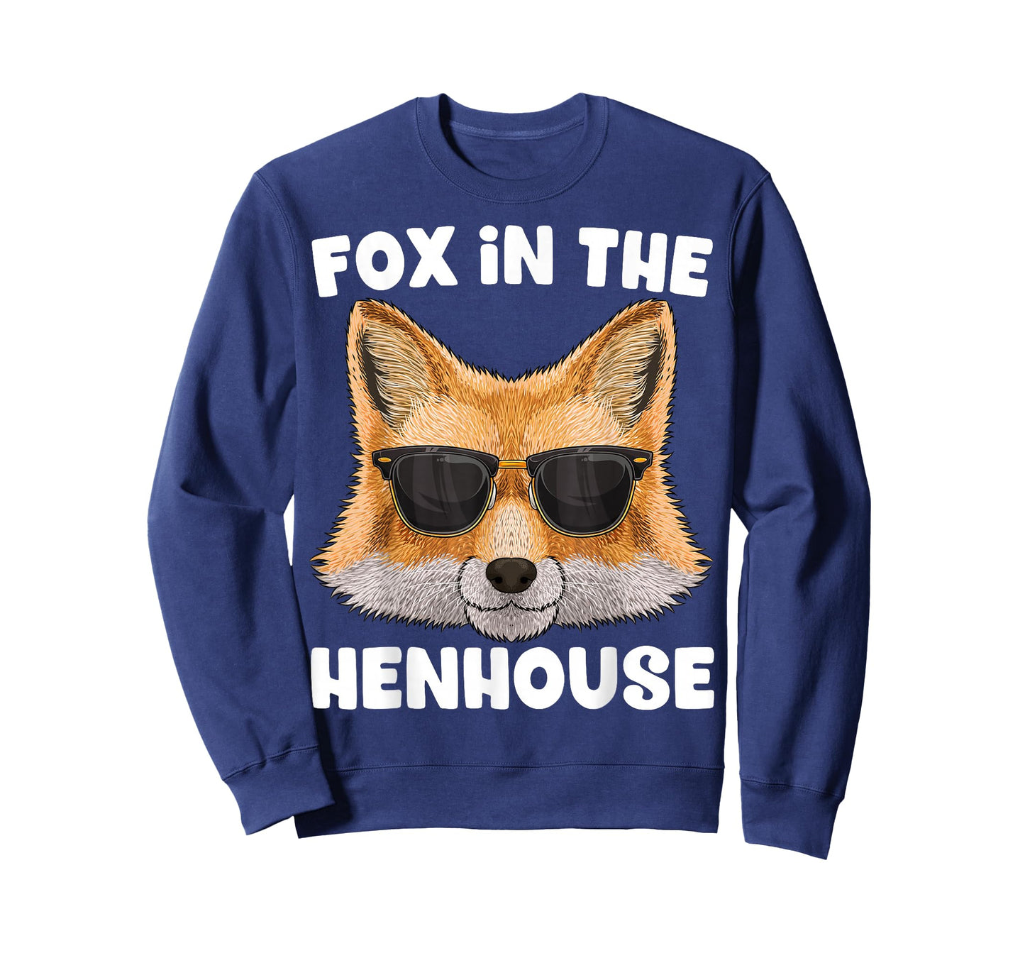 Fox In The Henhouse Funny Cute Fox Pun Don't Care Sarcastic T-Shirt