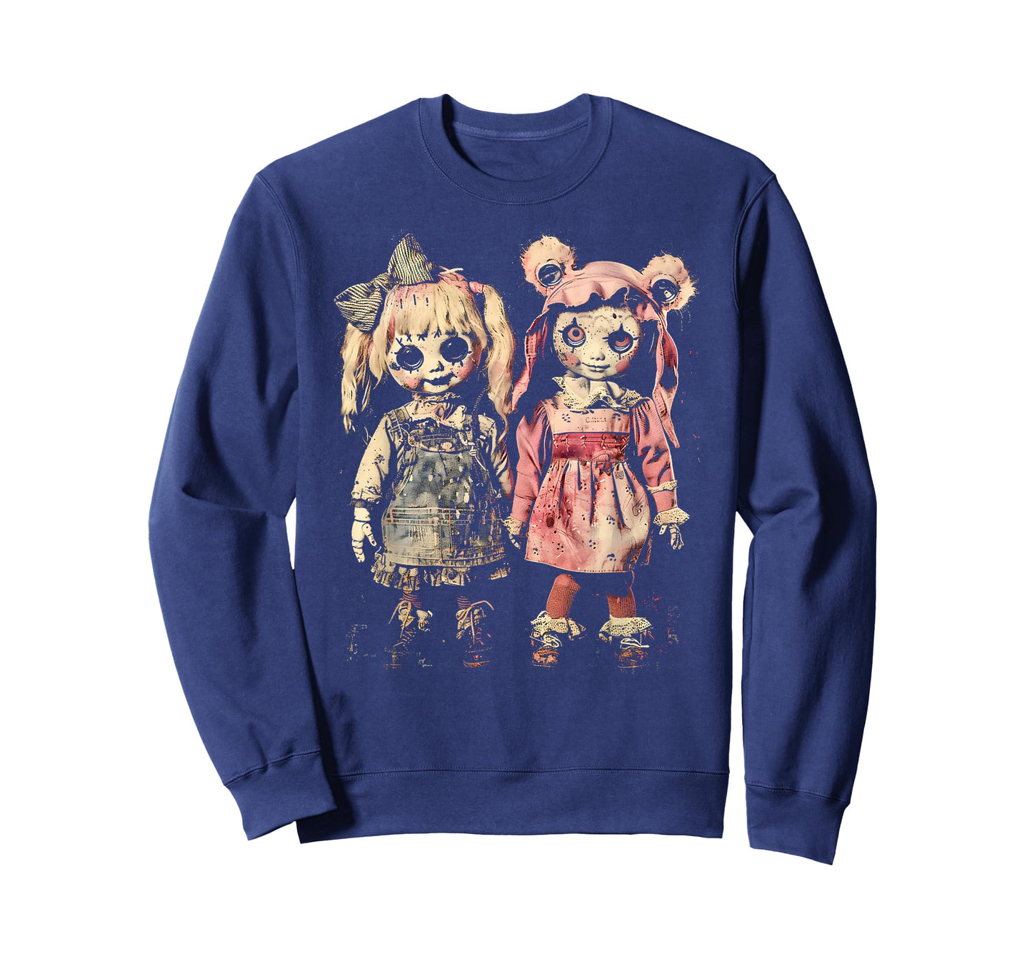 Creepy Doll Haunted Toy Horror Pastel Goth Alt Scary Dolls T-Shirt